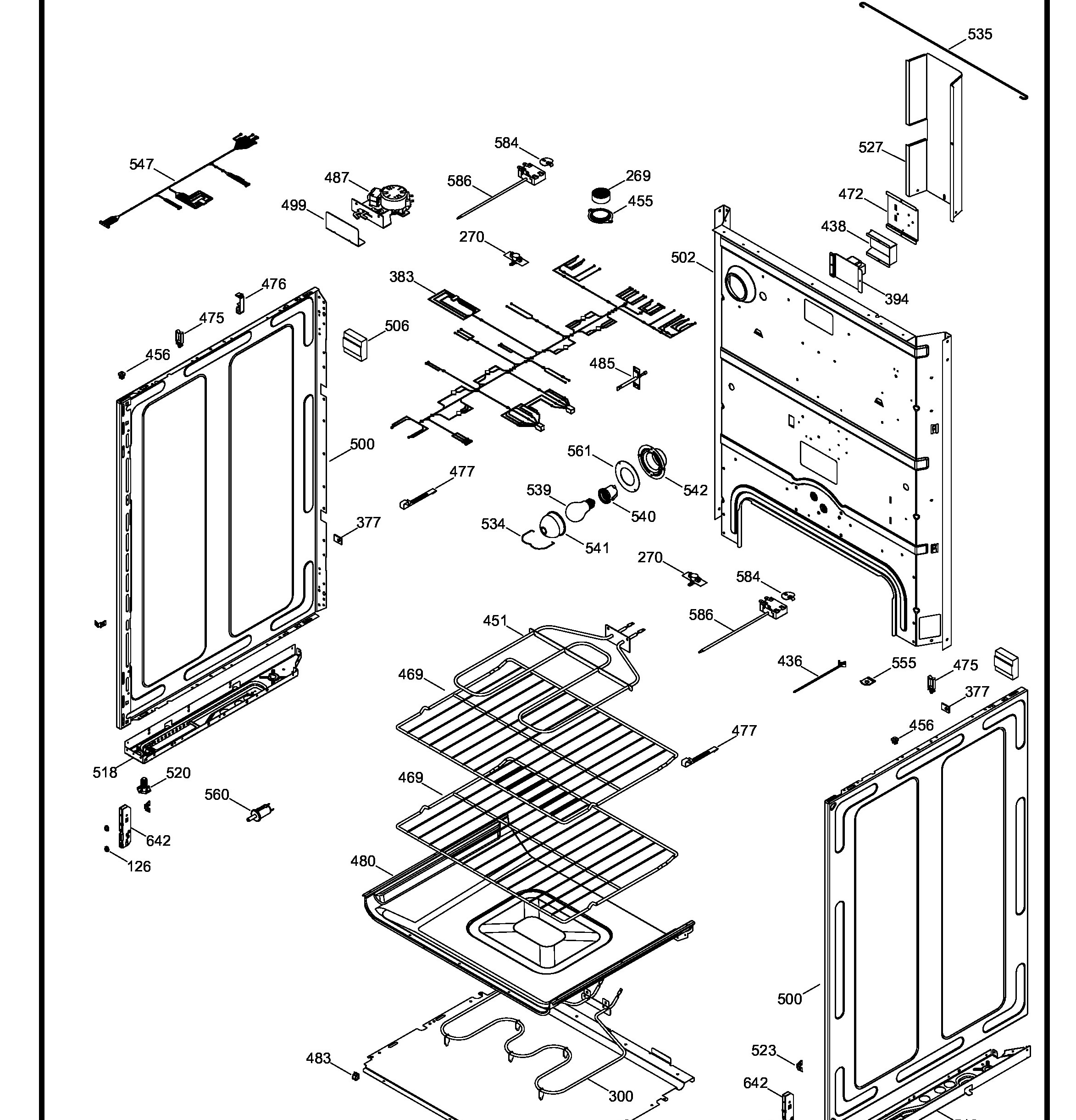 EML735NXF0B Exploded View 2 appliance exploded-view parts diagram