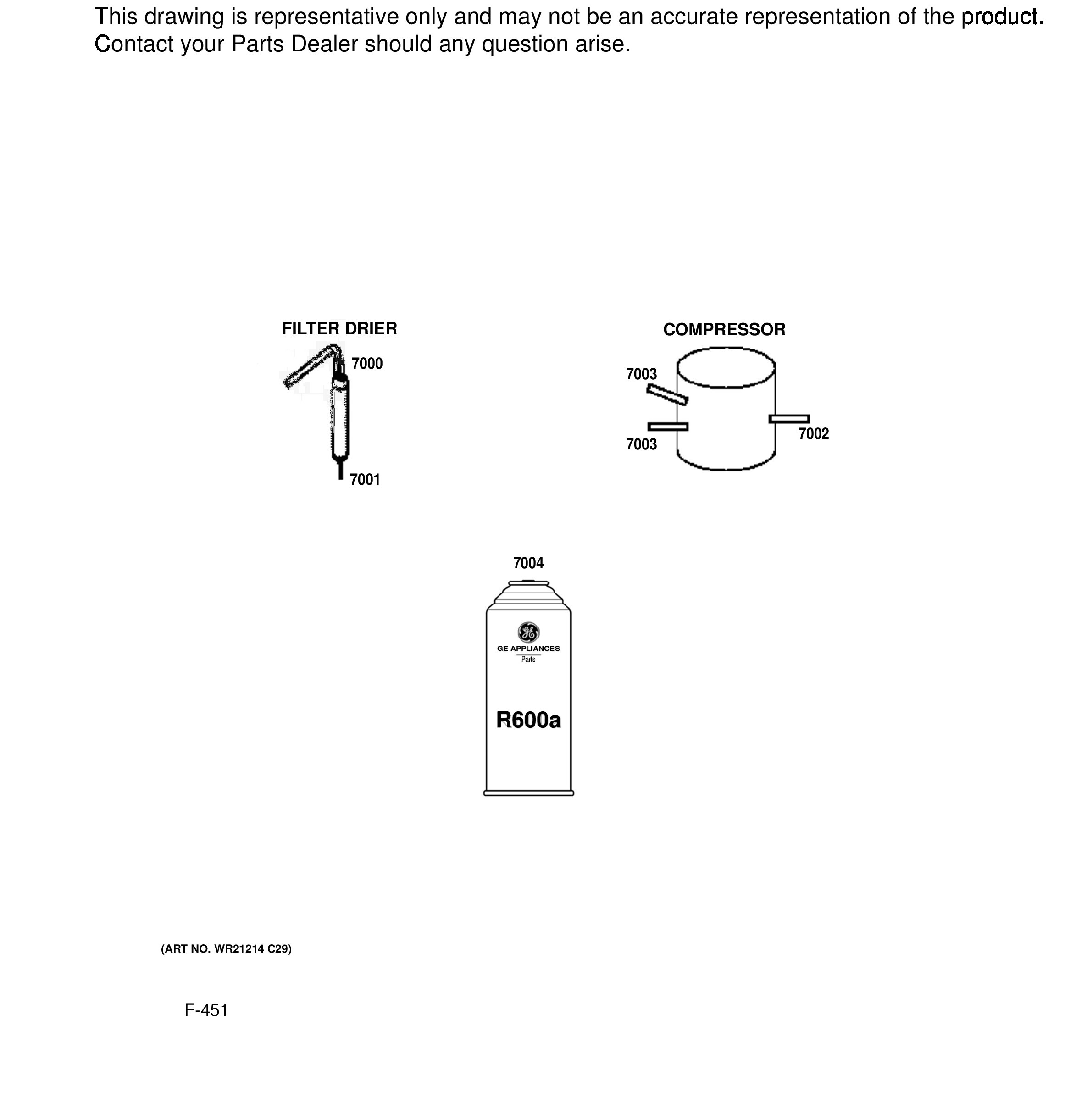 FCM22DLCWW Exploded View 1 appliance exploded-view parts diagram