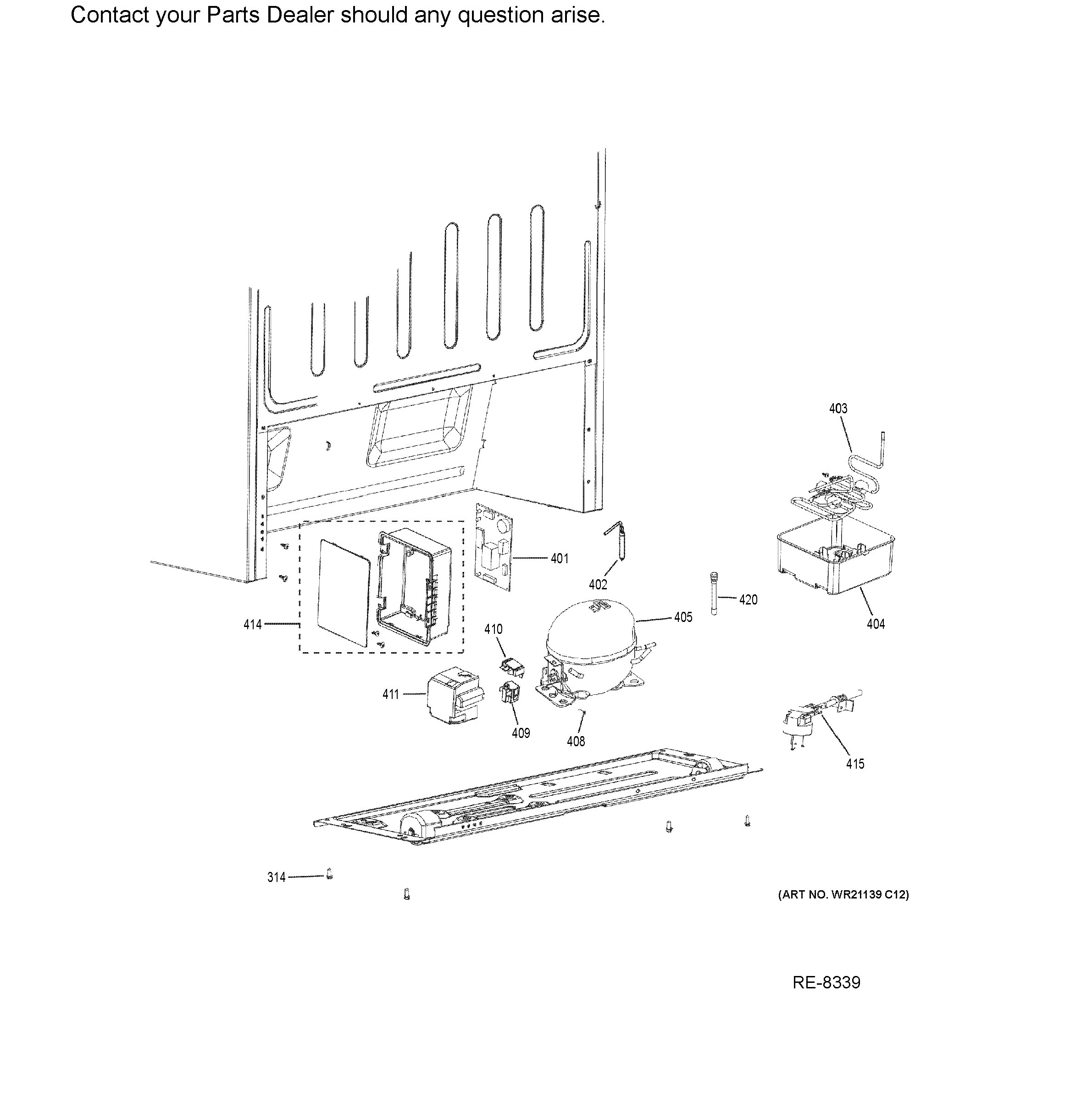 FUF17SMRDWW Exploded View 3 appliance exploded-view parts diagram