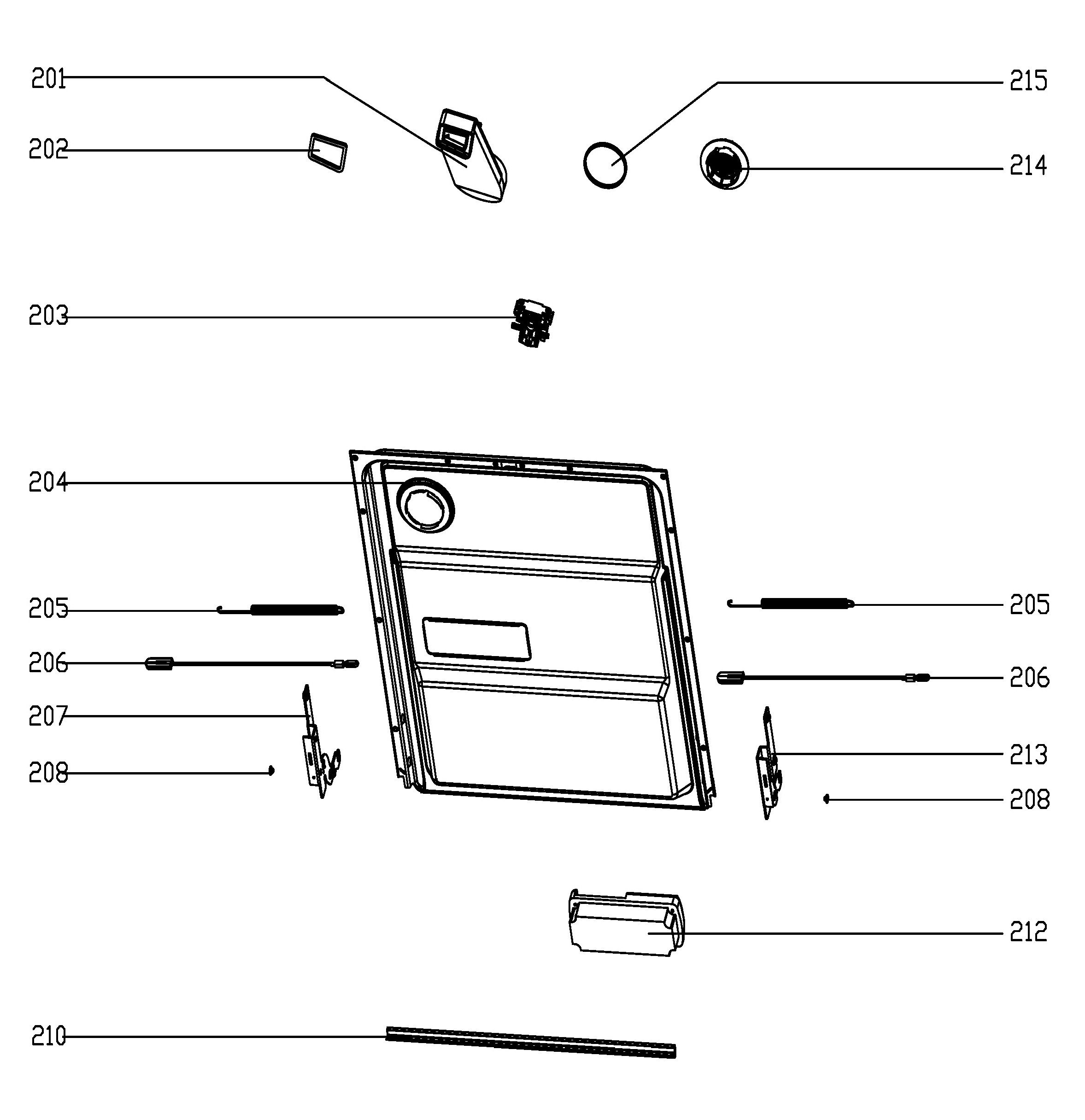 GBF630SGL0WW Exploded View 2 appliance exploded-view parts diagram