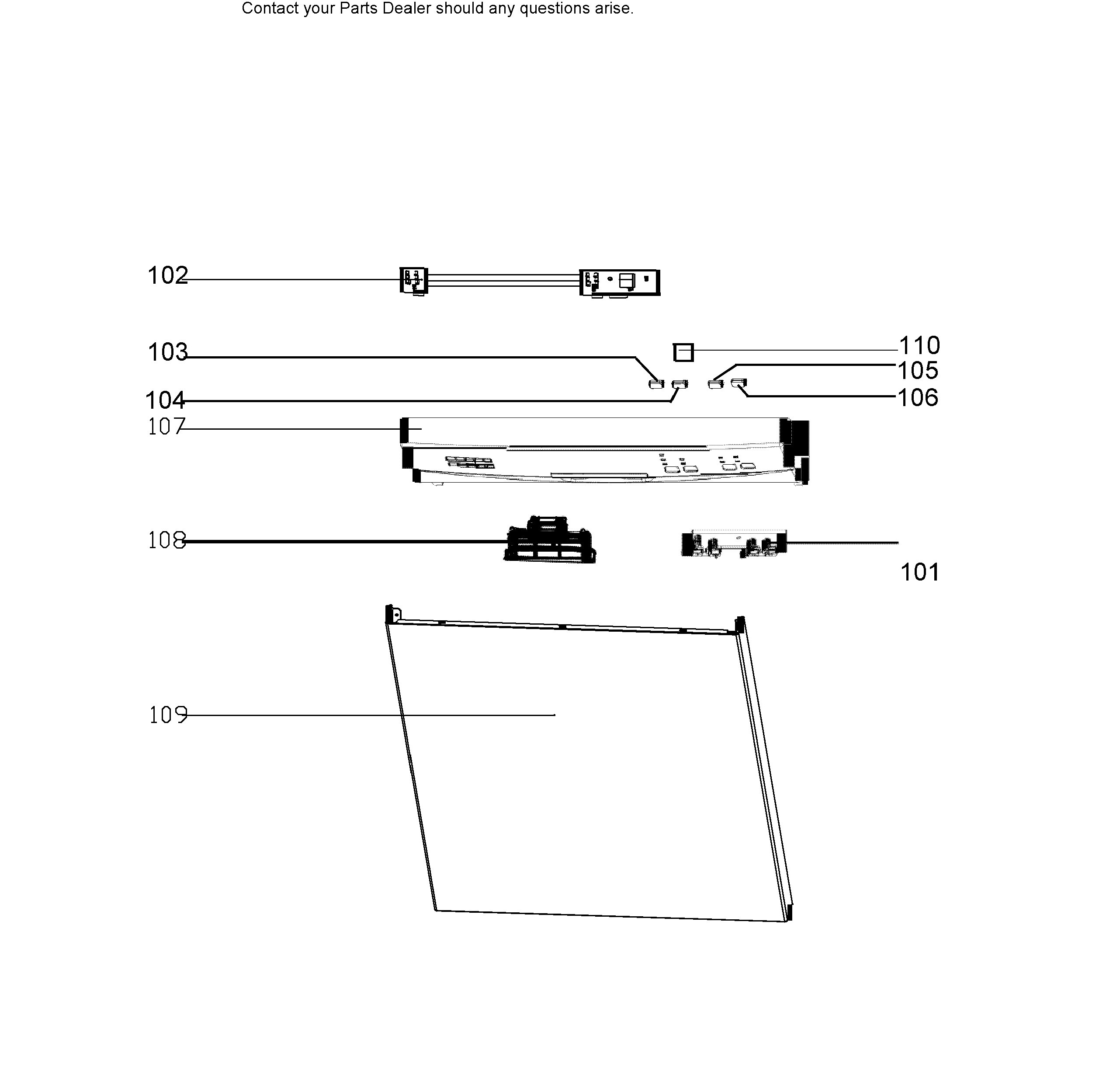 GBF630SML0ES Exploded View 1 appliance exploded-view parts diagram