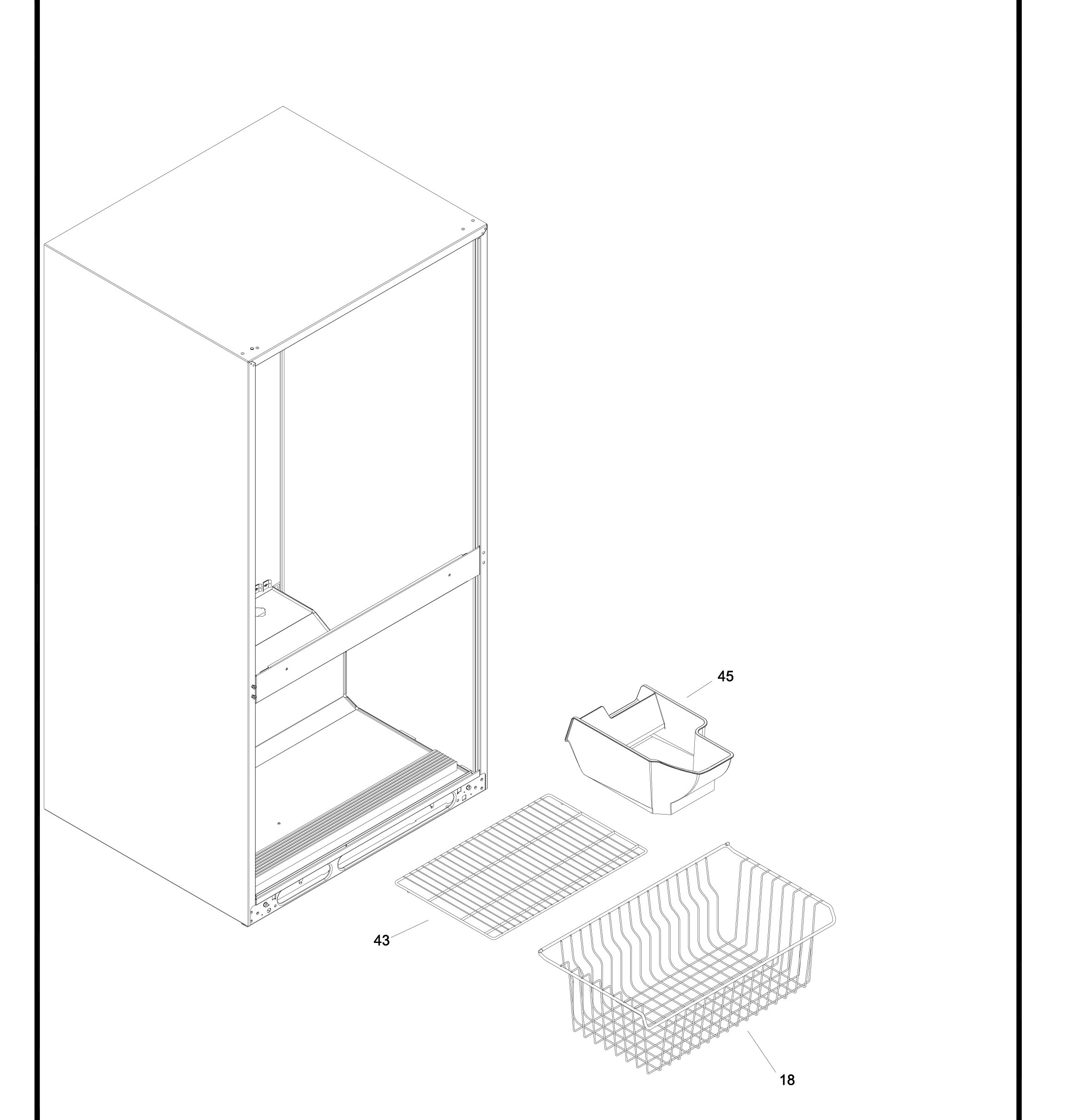 GBRL0HBXARBS Exploded View 4 appliance exploded-view parts diagram