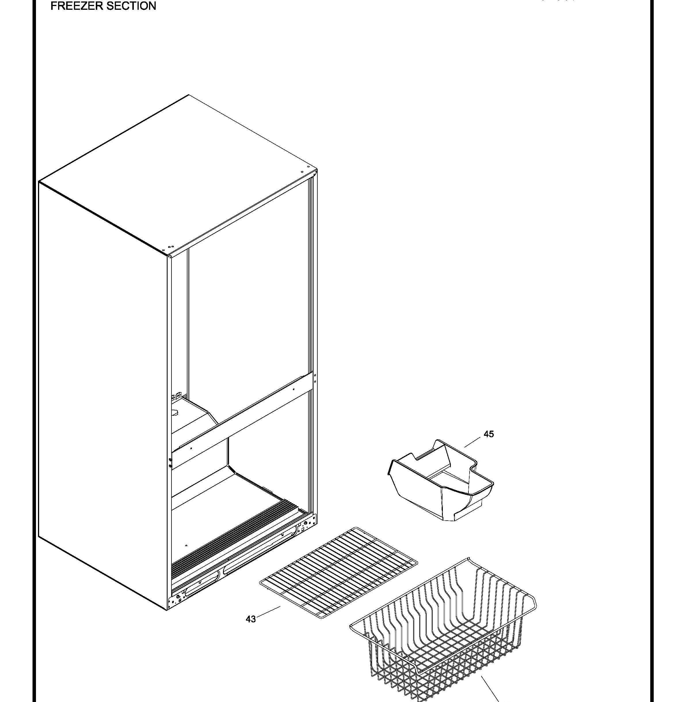 GBSC0HBXAEWW Exploded View 4 appliance exploded-view parts diagram