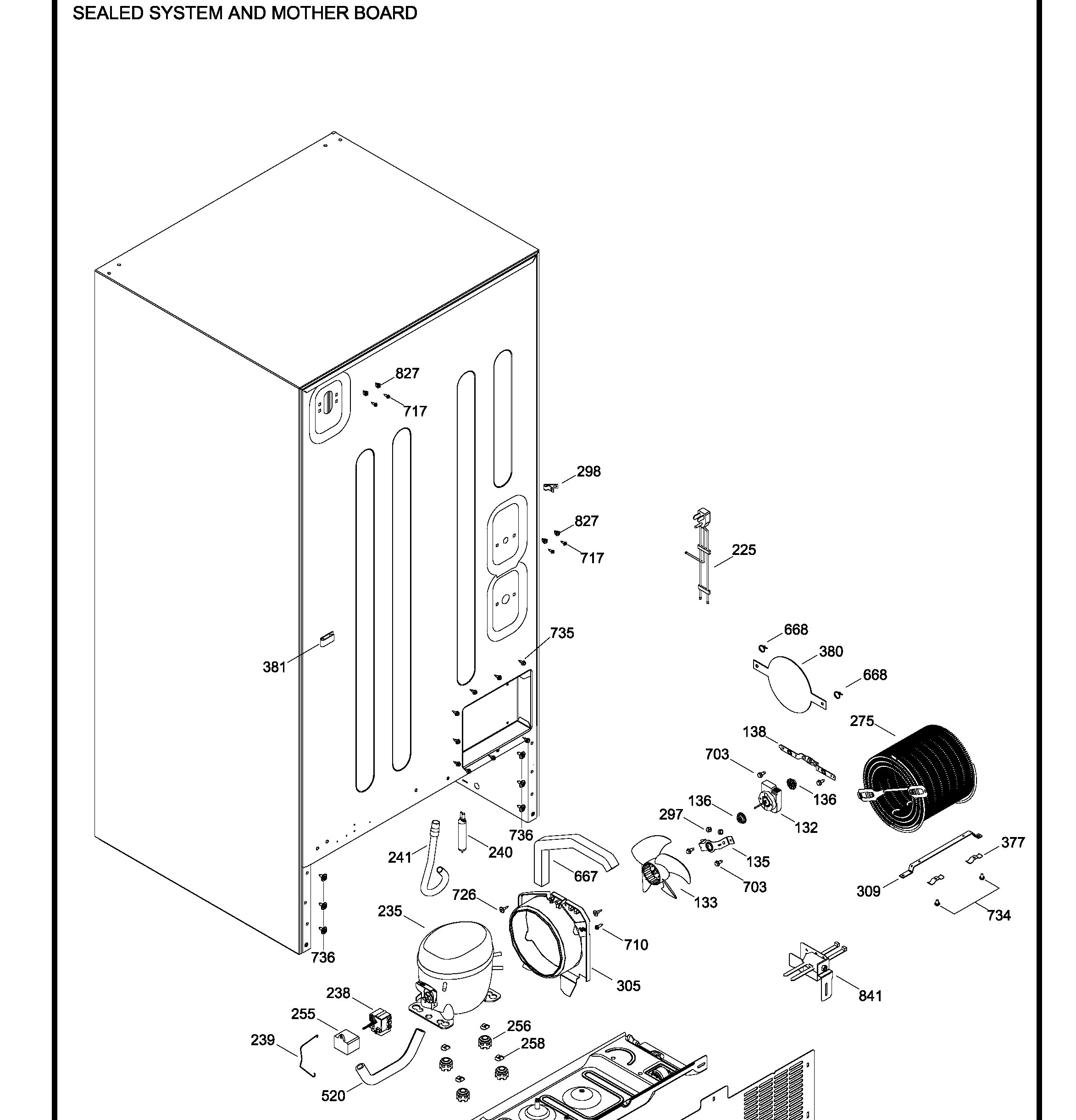 GBSC0HBXAEWW Exploded View 8 appliance exploded-view parts diagram