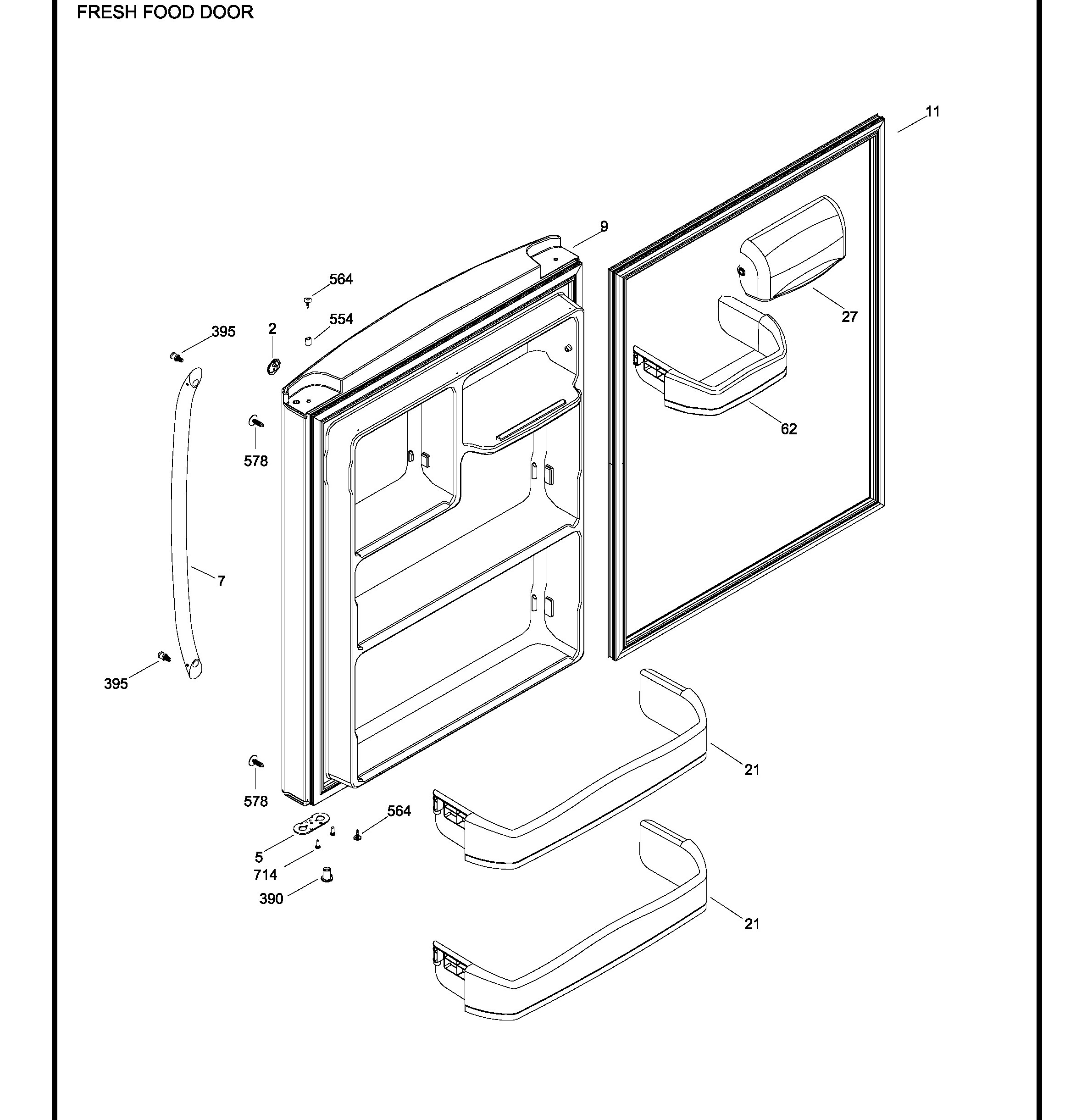 GBSC0HBXAEWW Exploded View 2 appliance exploded-view parts diagram