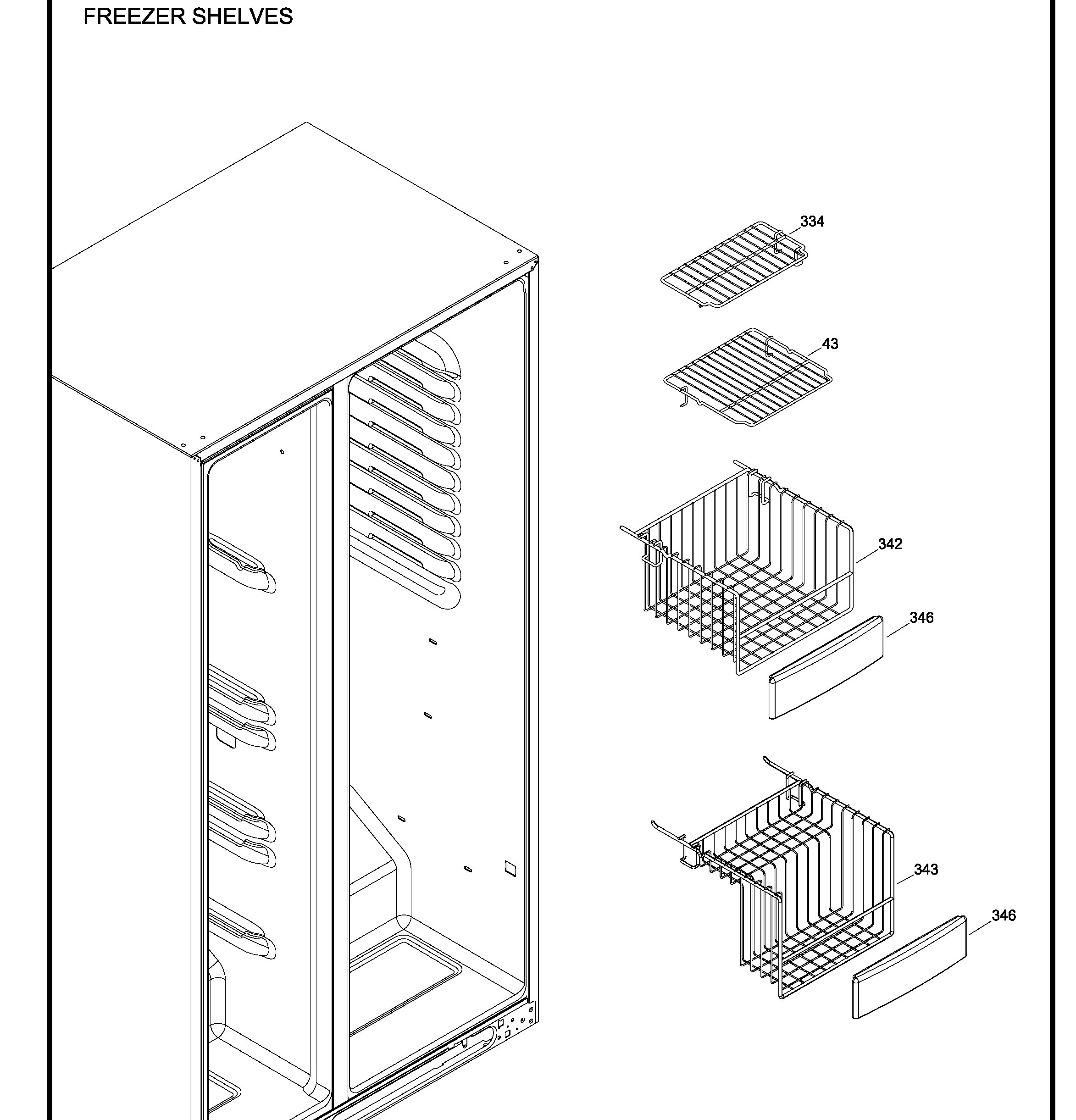GCE21LGWIFSS Exploded View 4 appliance exploded-view parts diagram