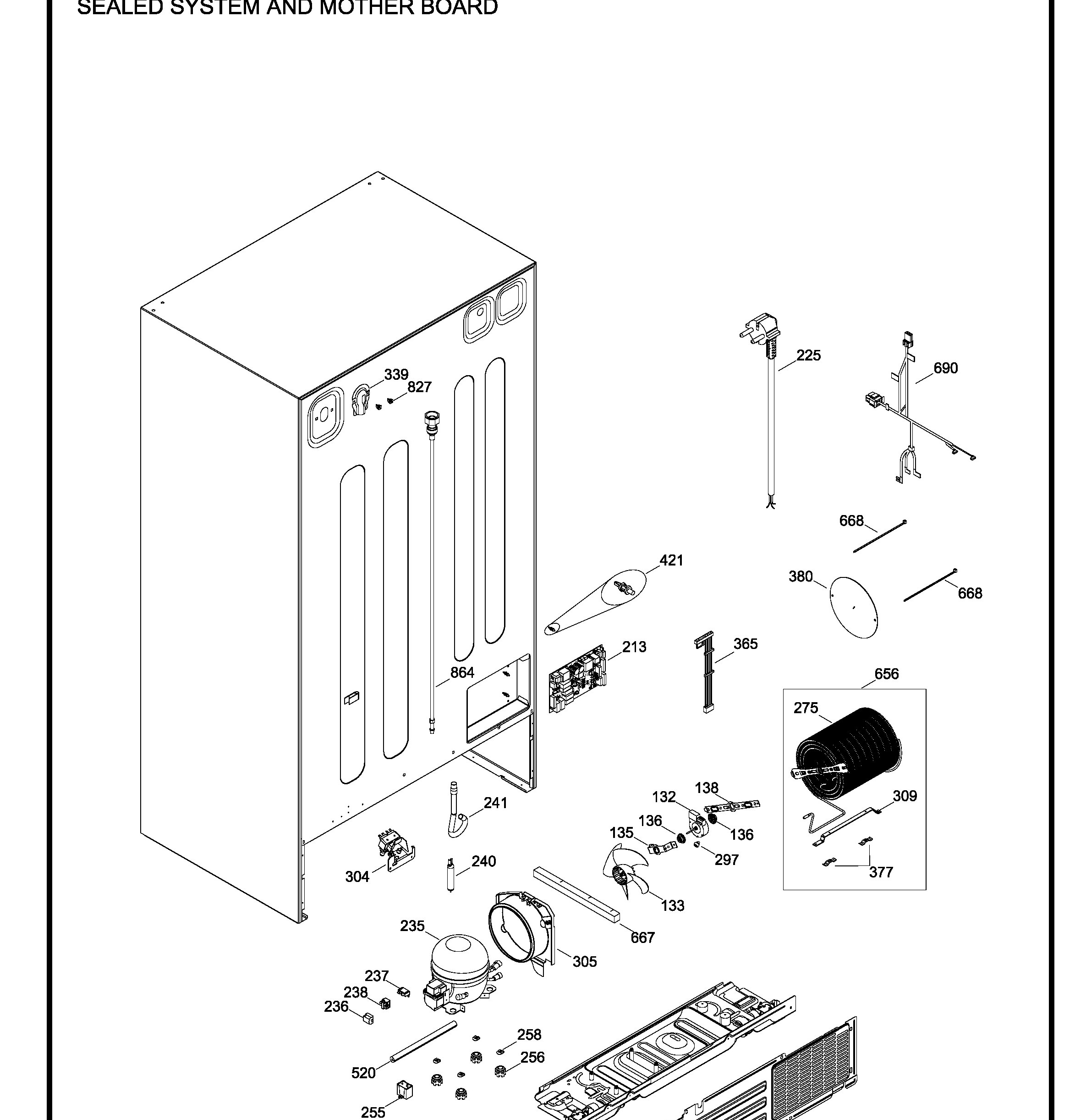 GCE21LGWIFSS Exploded View 8 appliance exploded-view parts diagram