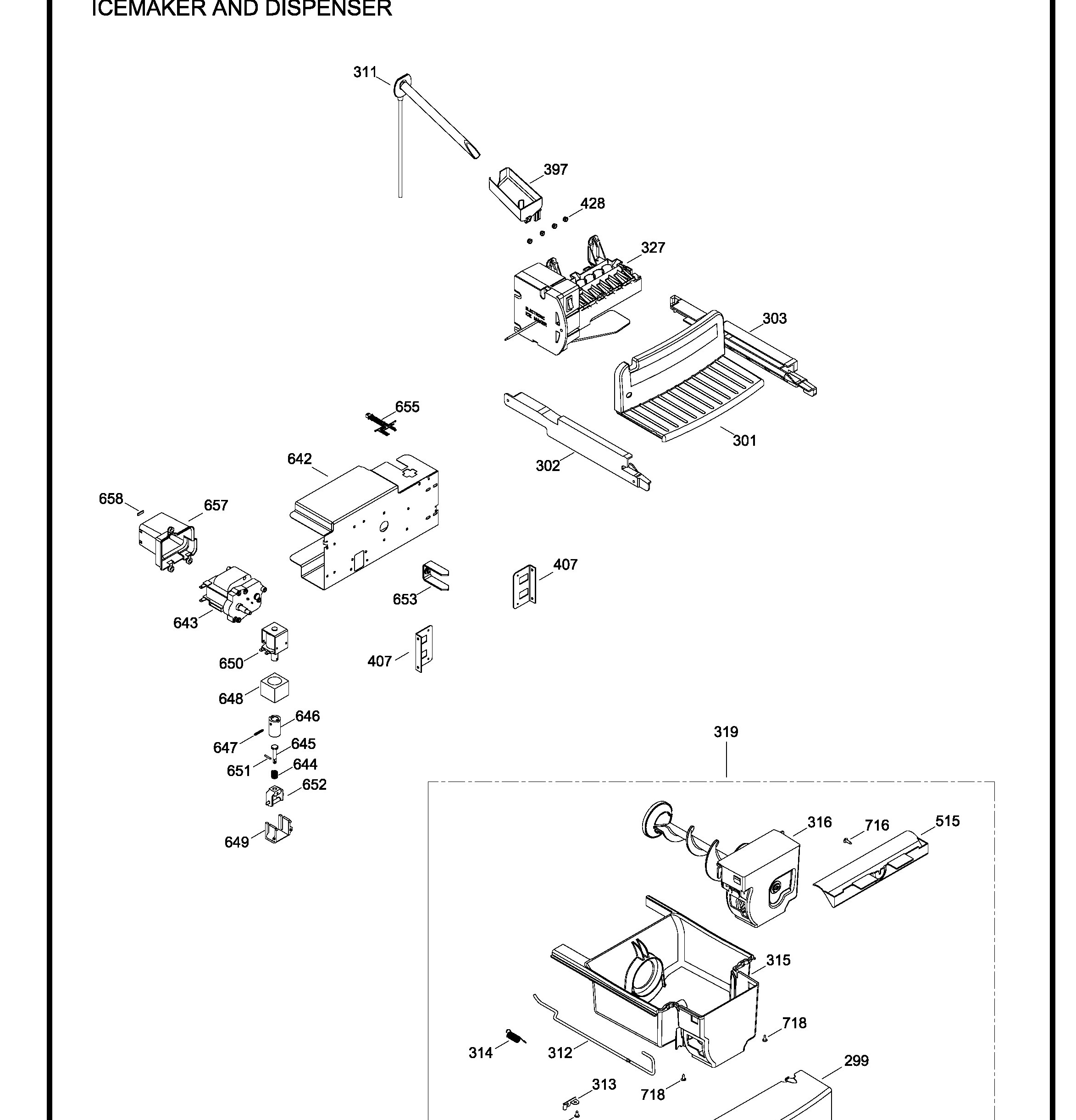 GCE21LGWIFSS Exploded View 5 appliance exploded-view parts diagram