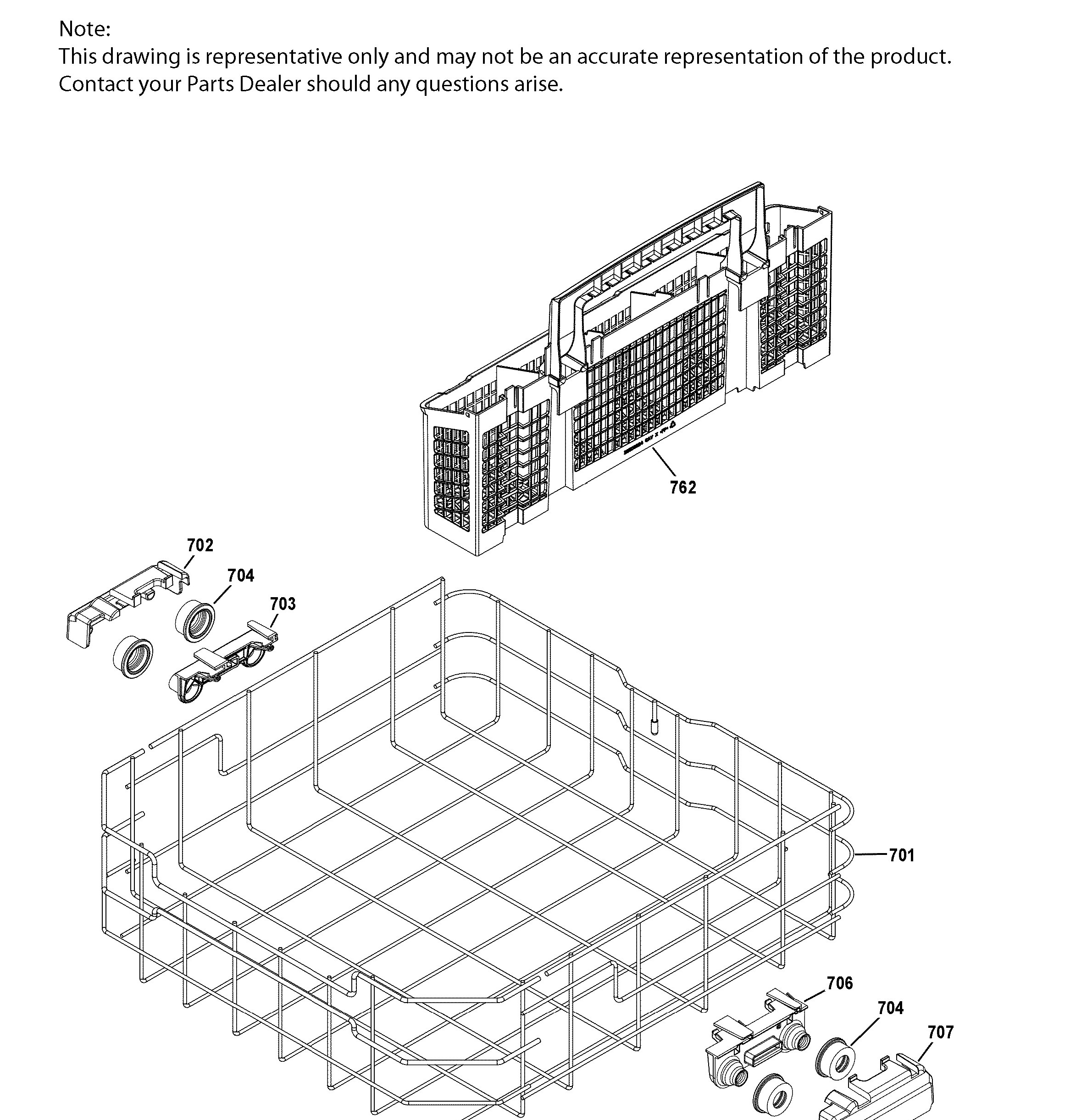 GDF510PSM0SS Exploded View 4 appliance exploded-view parts diagram