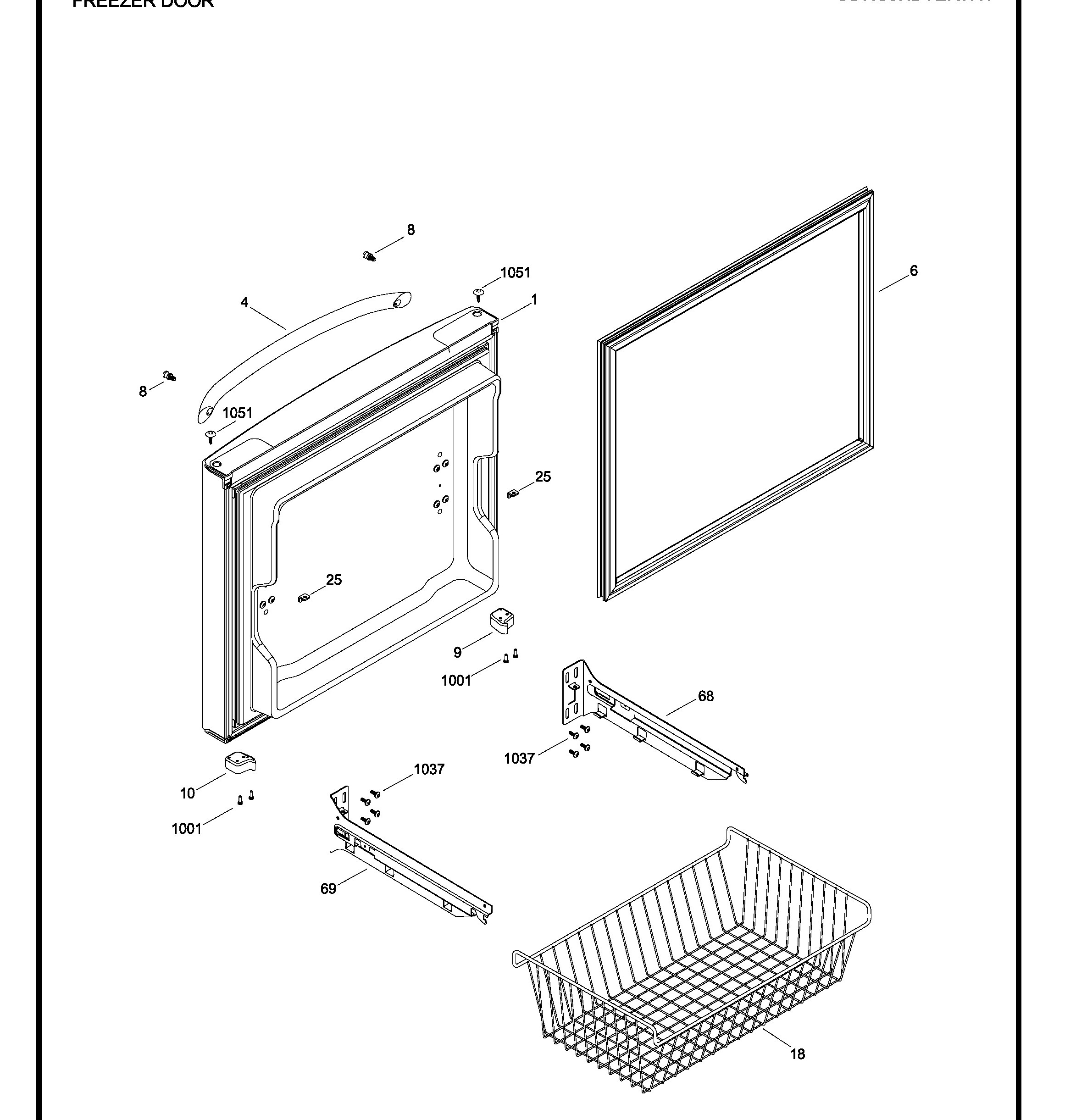 GDRC0HBYERWW Exploded View 1 appliance exploded-view parts diagram
