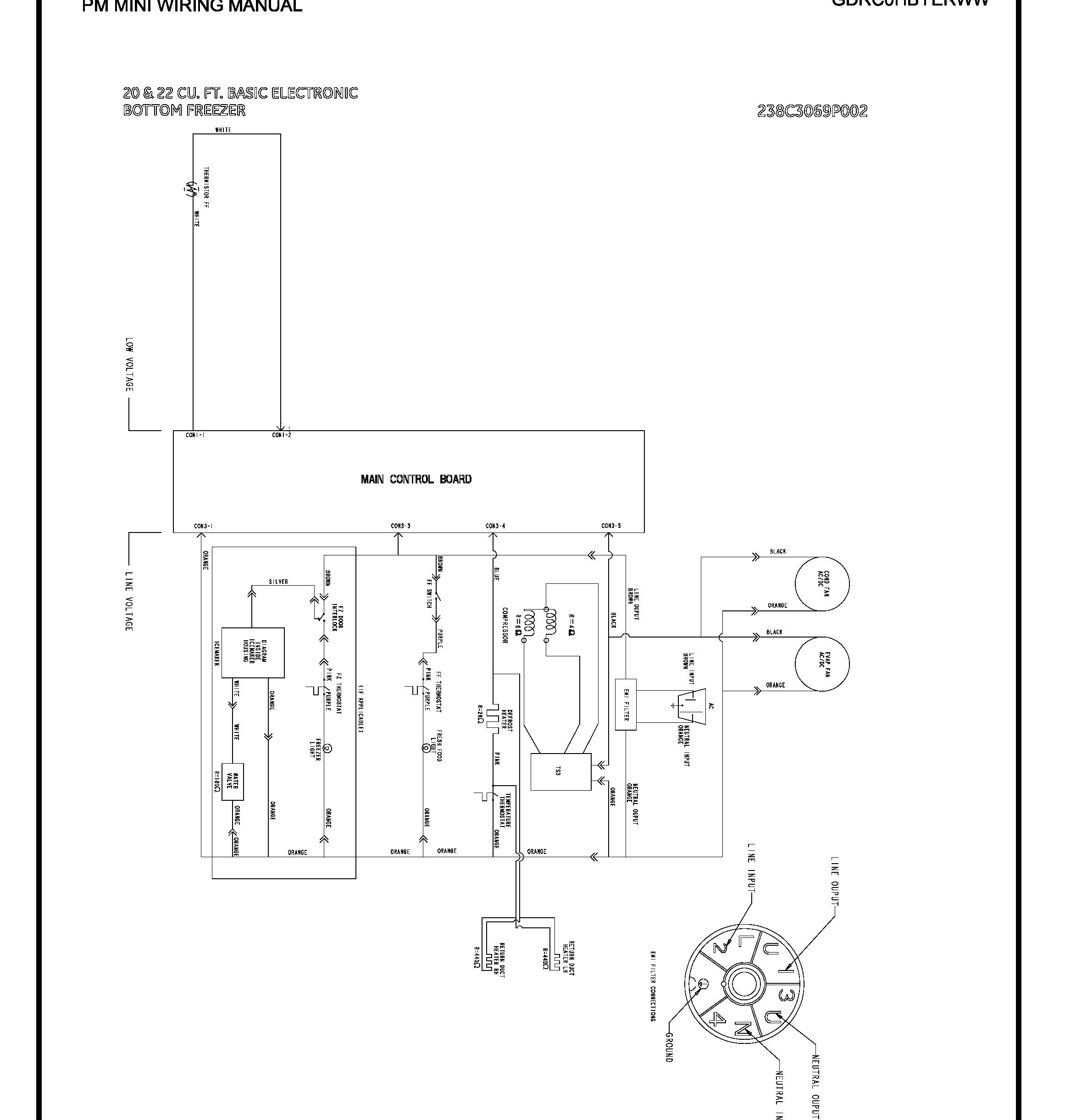 GDRC0HBYERWW Exploded View 9 appliance exploded-view parts diagram