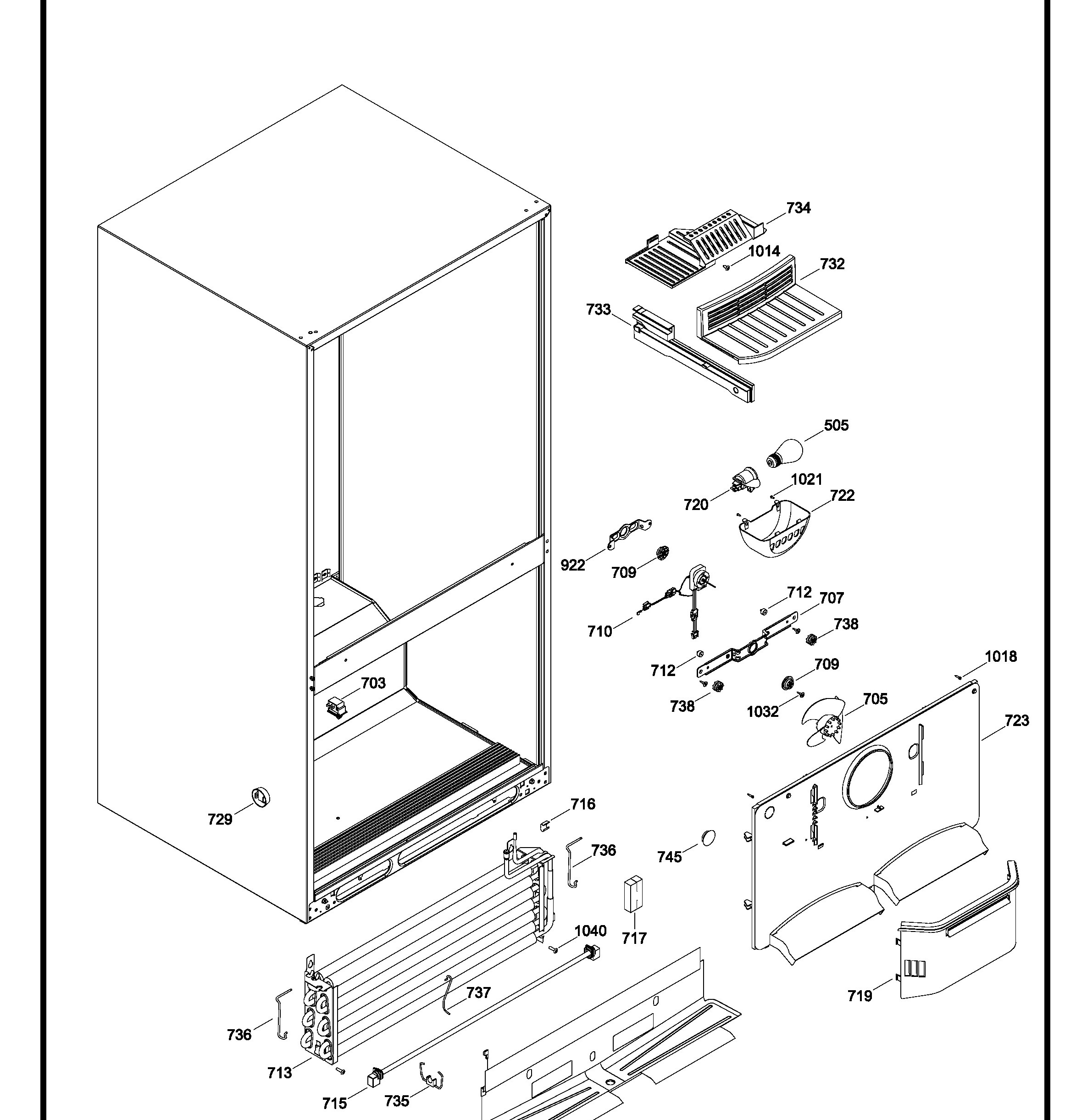 GDRS0HBYERBS Exploded View 6 appliance exploded-view parts diagram