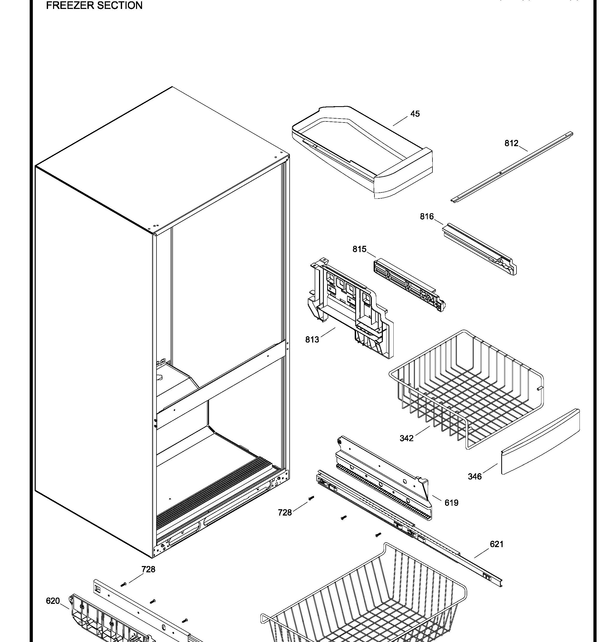 GDRS0KBXARSS Exploded View 4 appliance exploded-view parts diagram