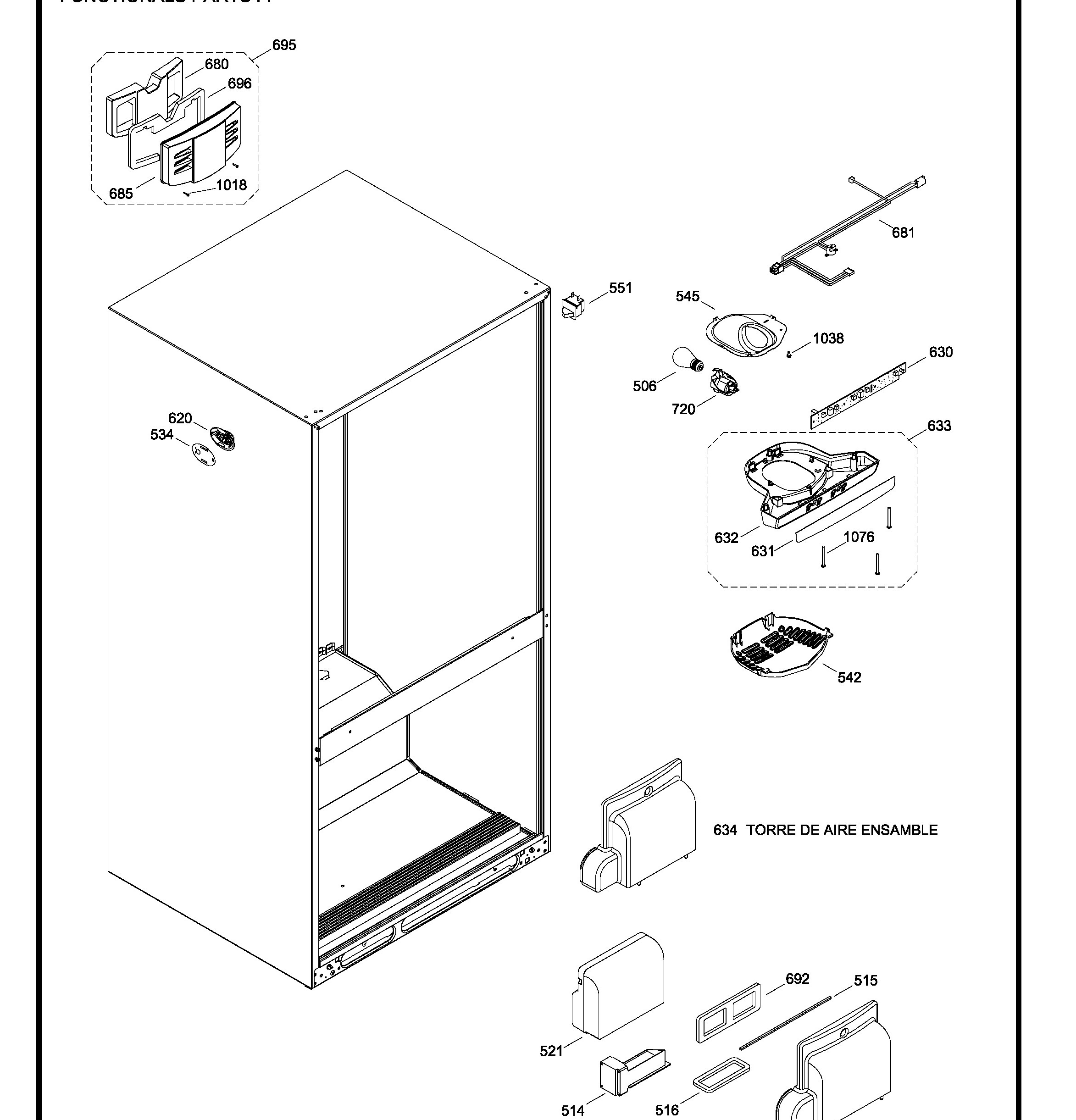 GDSC0KBXERWW Exploded View 5 appliance exploded-view parts diagram