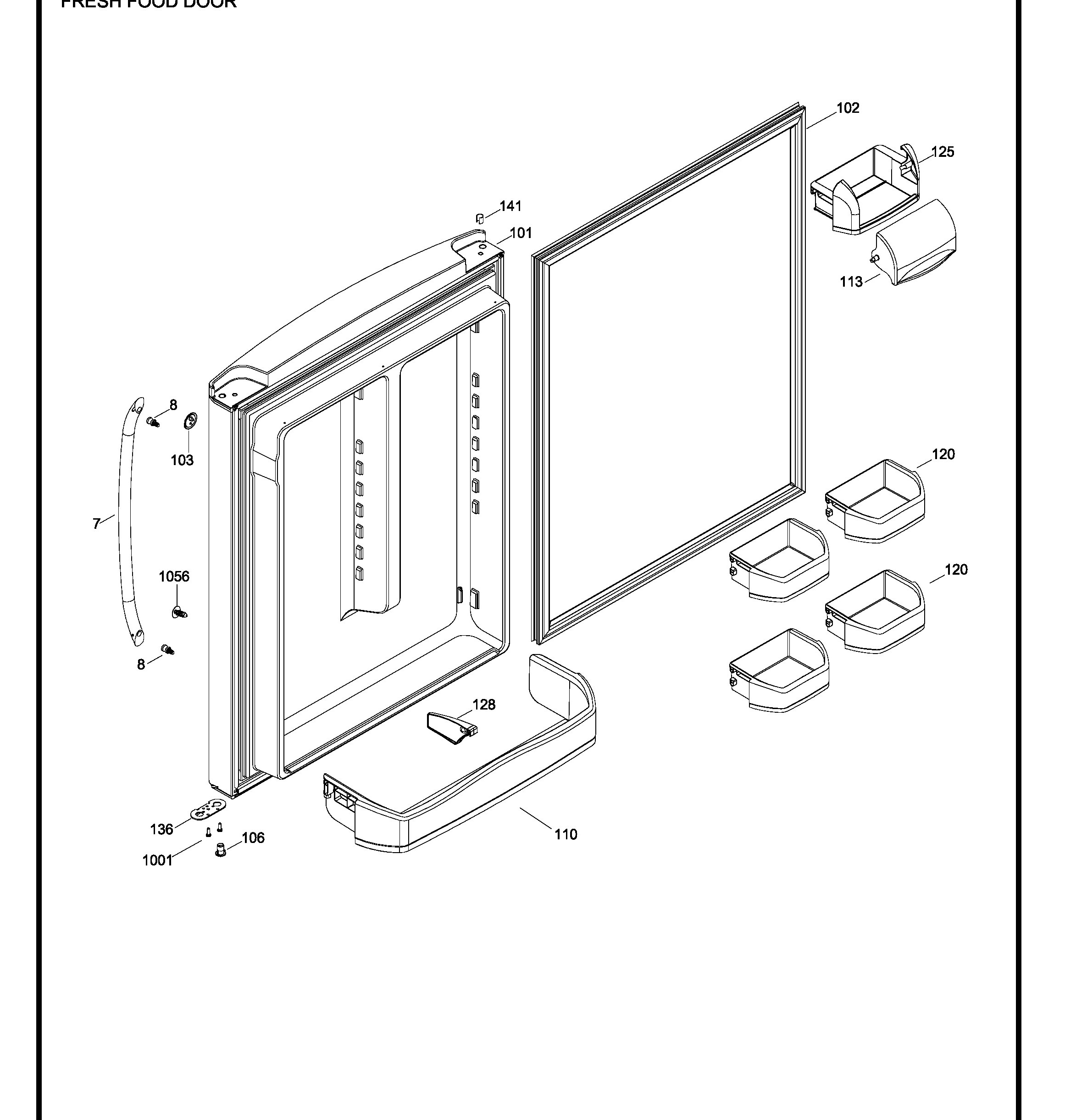 GDSC0KBXERWW Exploded View 2 appliance exploded-view parts diagram