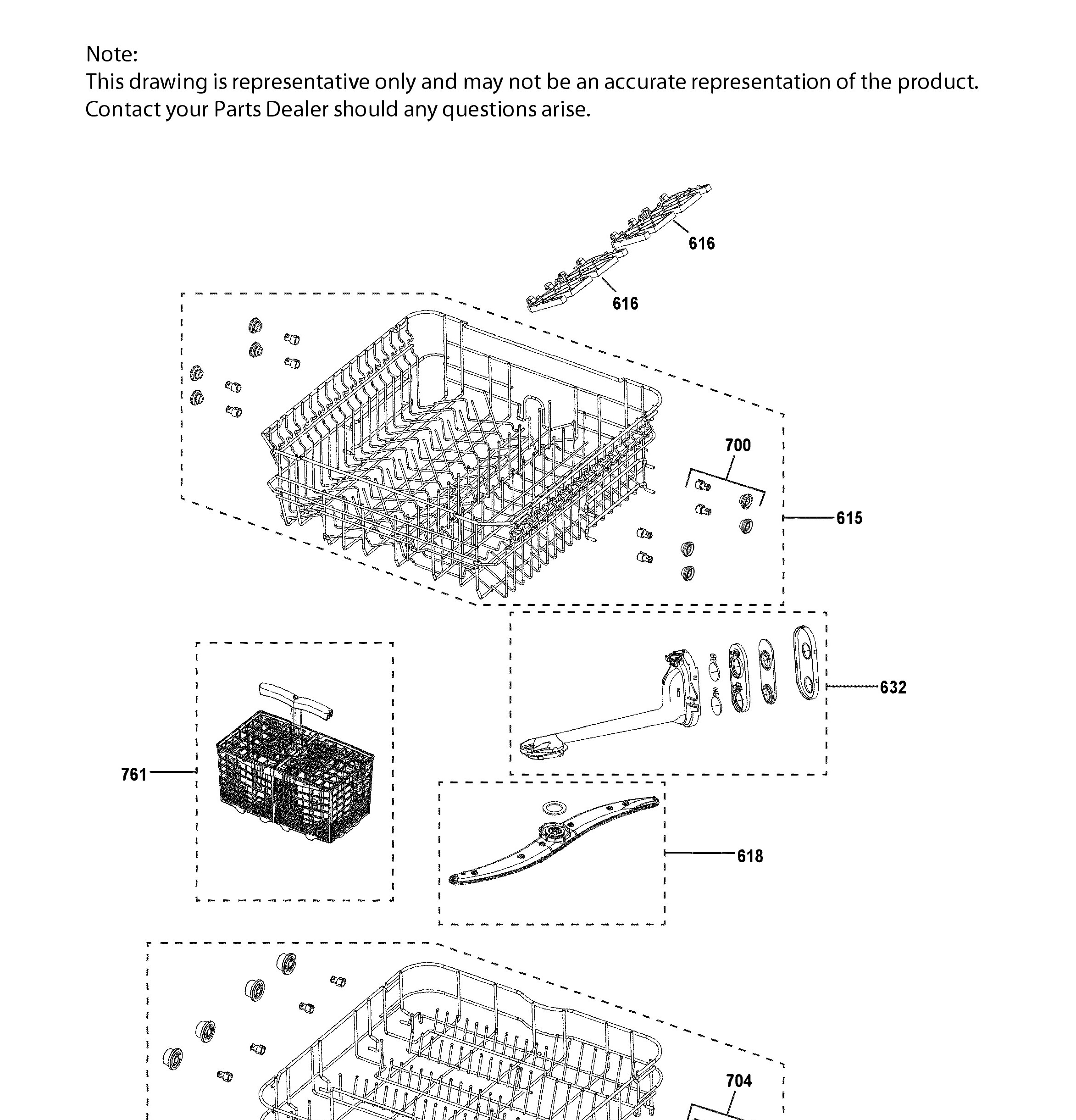 GDT225SSL2SS Exploded View 4 appliance exploded-view parts diagram