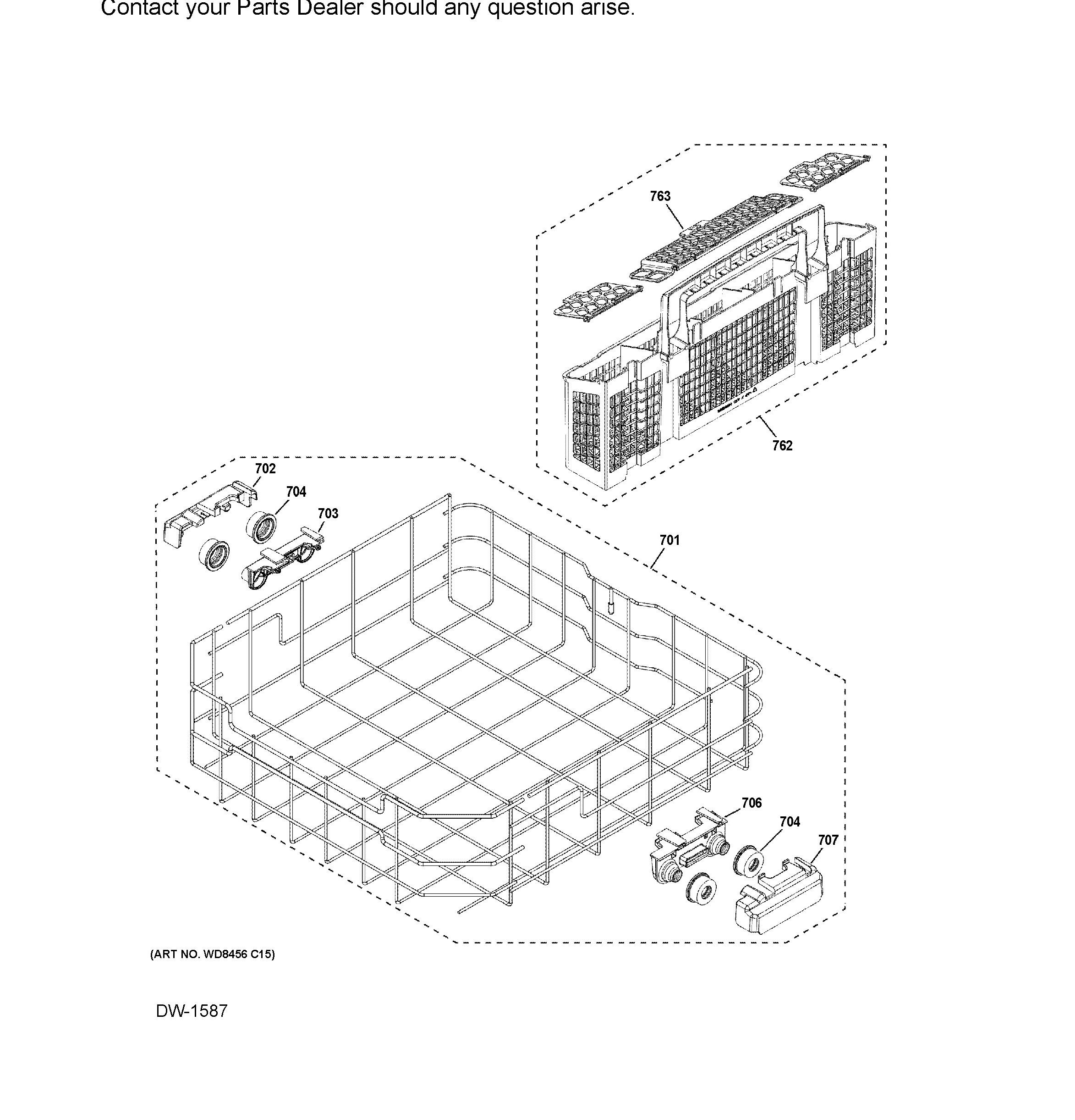 GDT635HMM4ES Exploded View 4 appliance exploded-view parts diagram