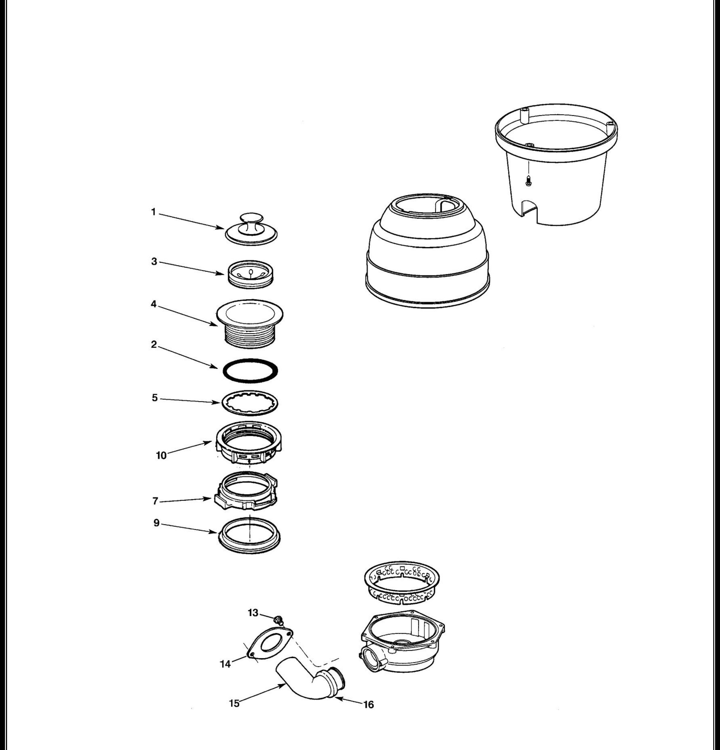 GFC720T Exploded View 1 appliance exploded-view parts diagram