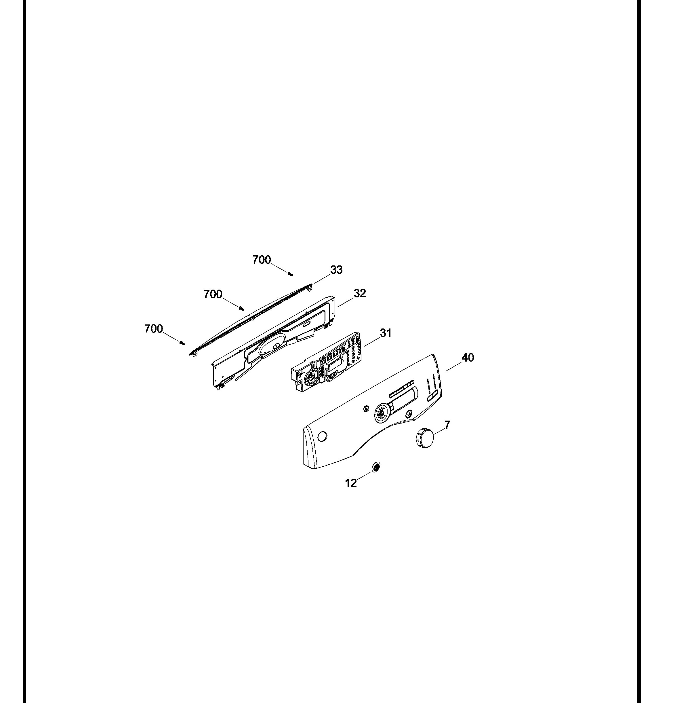 GFDS355EL0MS Exploded View 1 appliance exploded-view parts diagram