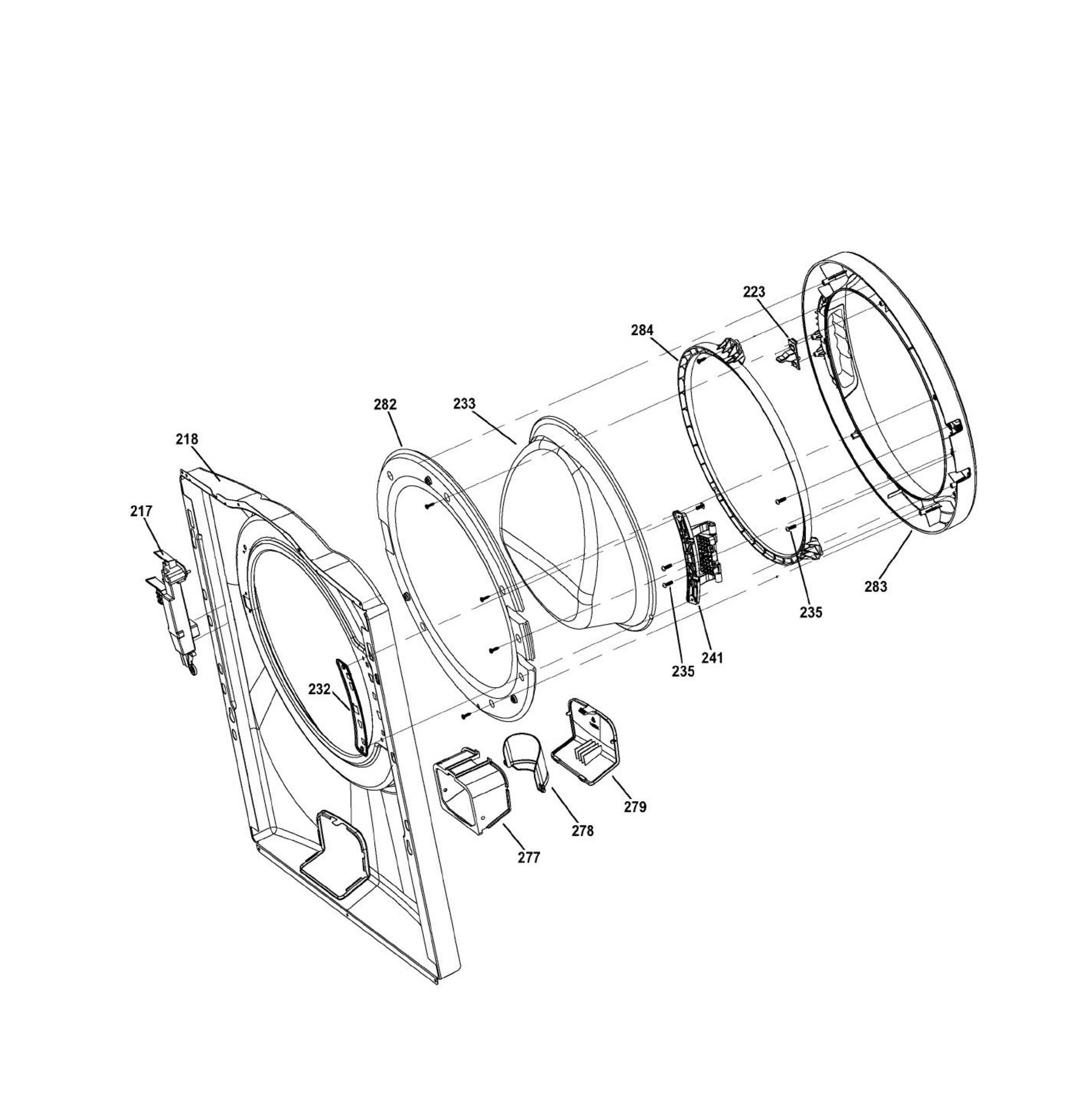 GFWH1200D1WW Exploded View 3 appliance exploded-view parts diagram