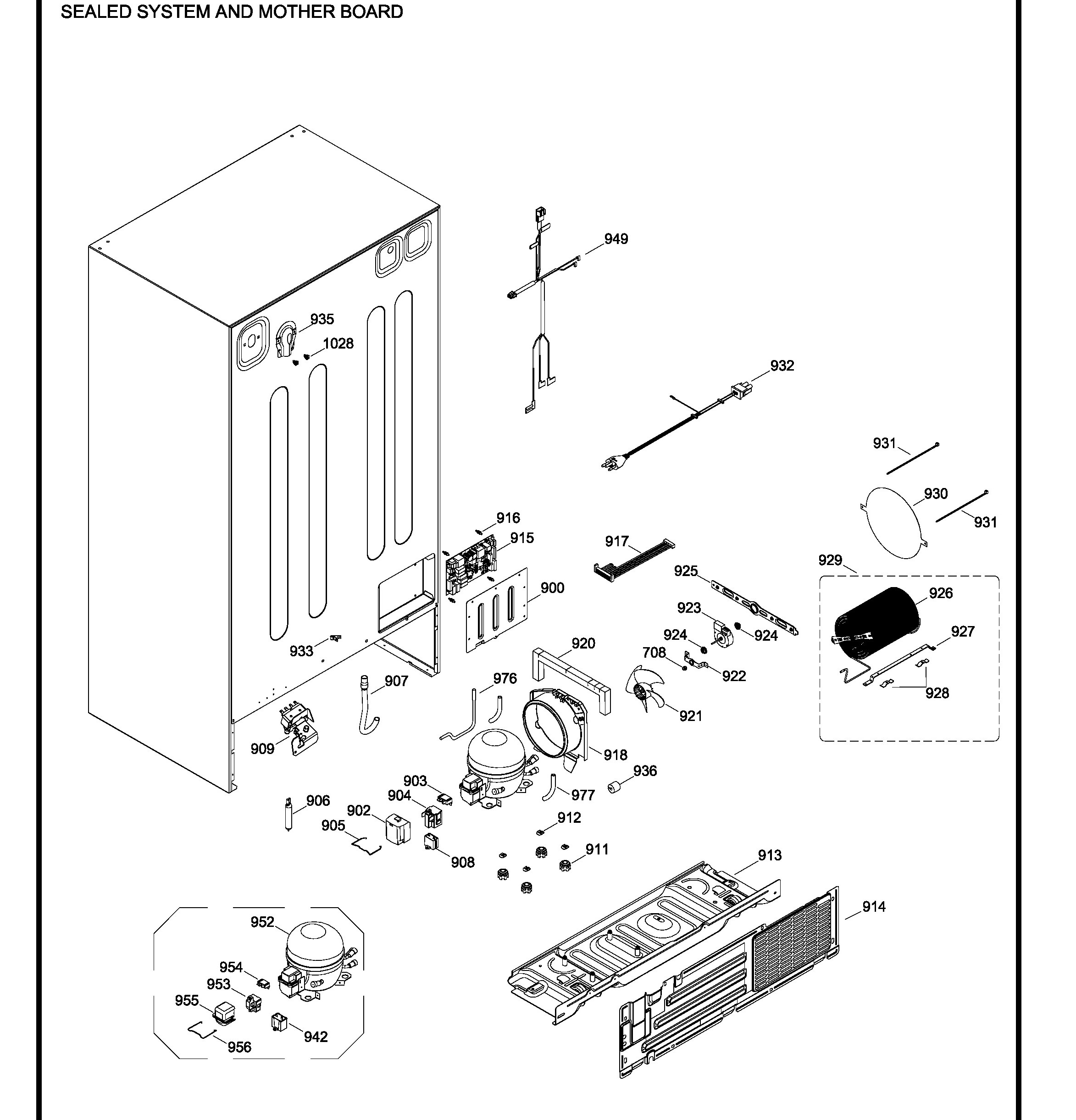 GKCS6FGGBFSS Exploded View 8 appliance exploded-view parts diagram