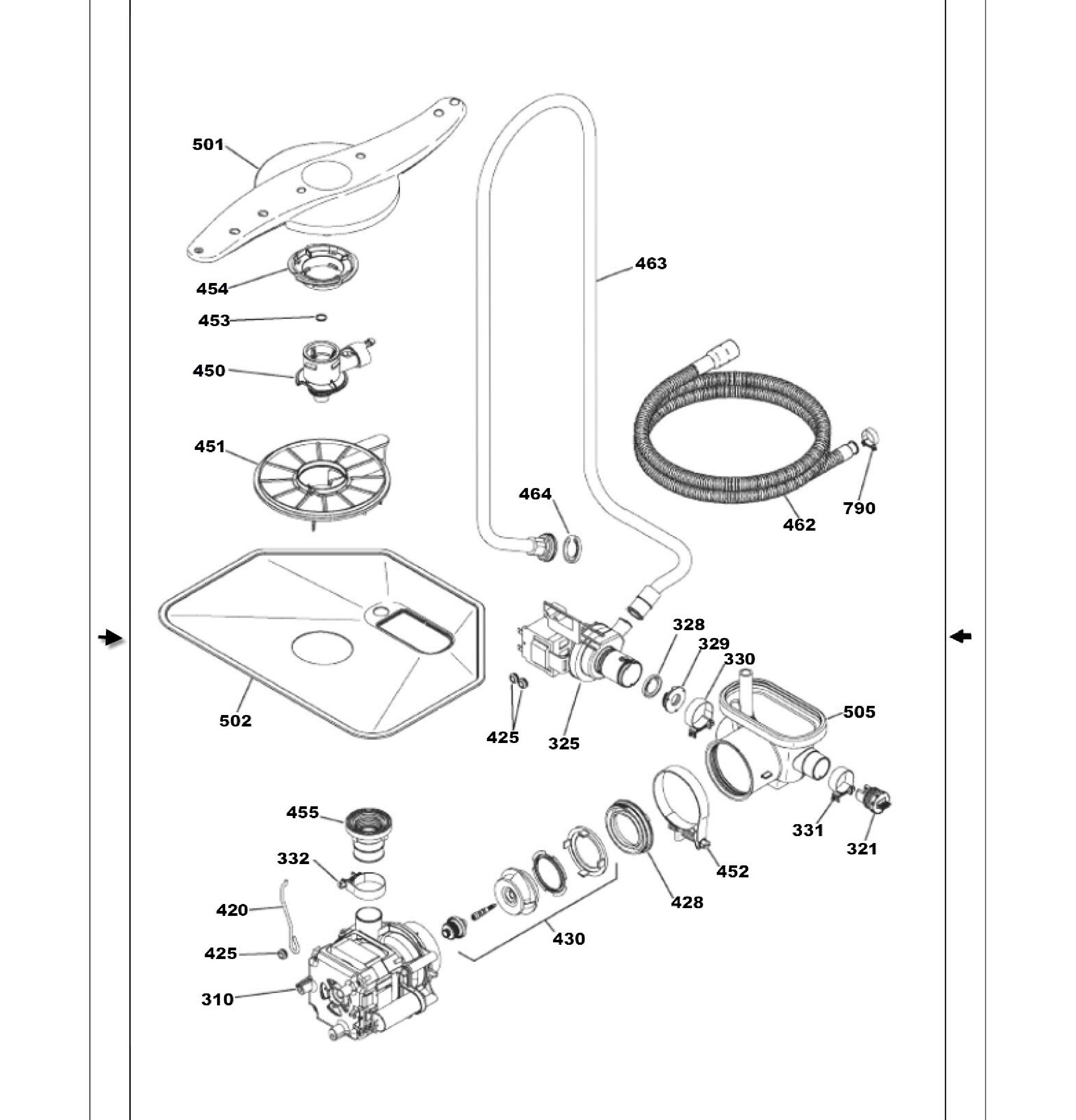 GLV7800G01SS Exploded View 5 appliance exploded-view parts diagram