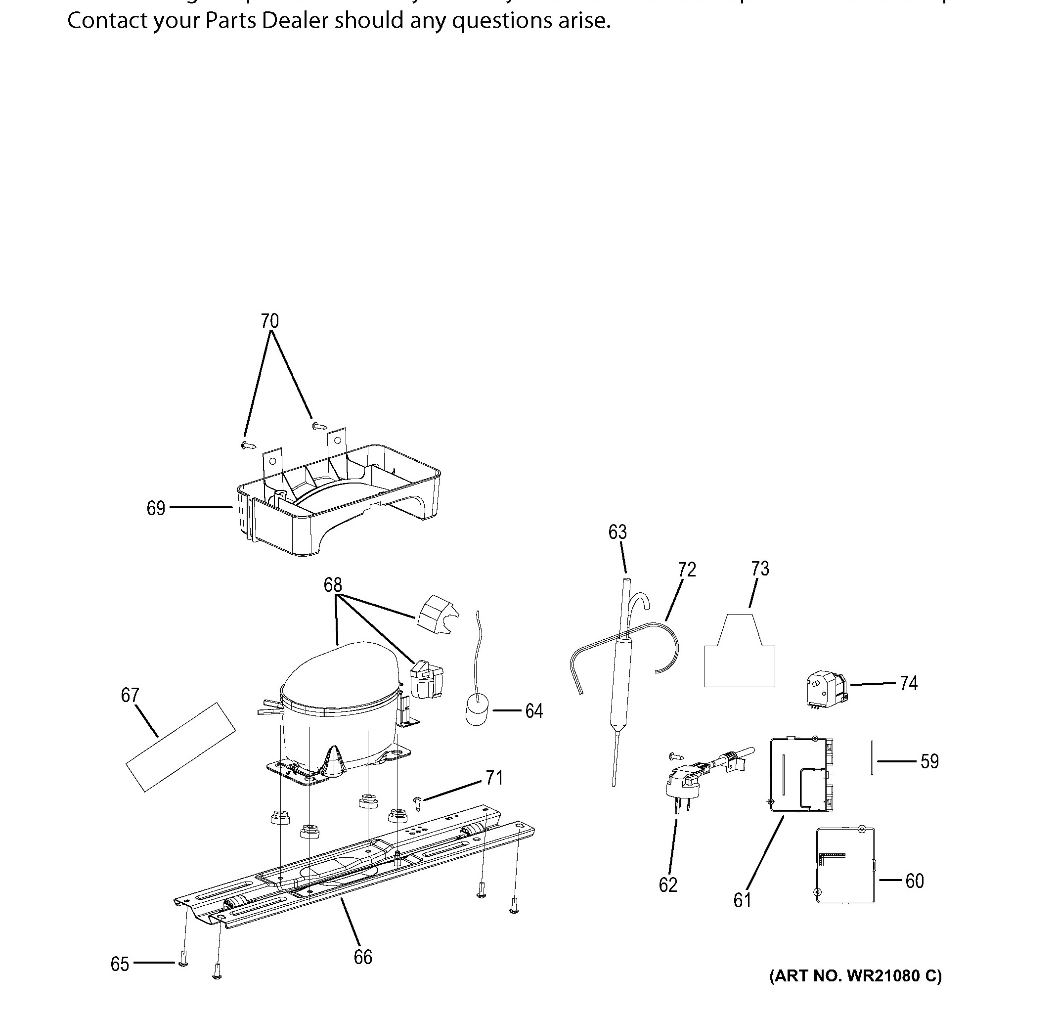 GPS12FGHCWW Exploded View 3 appliance exploded-view parts diagram