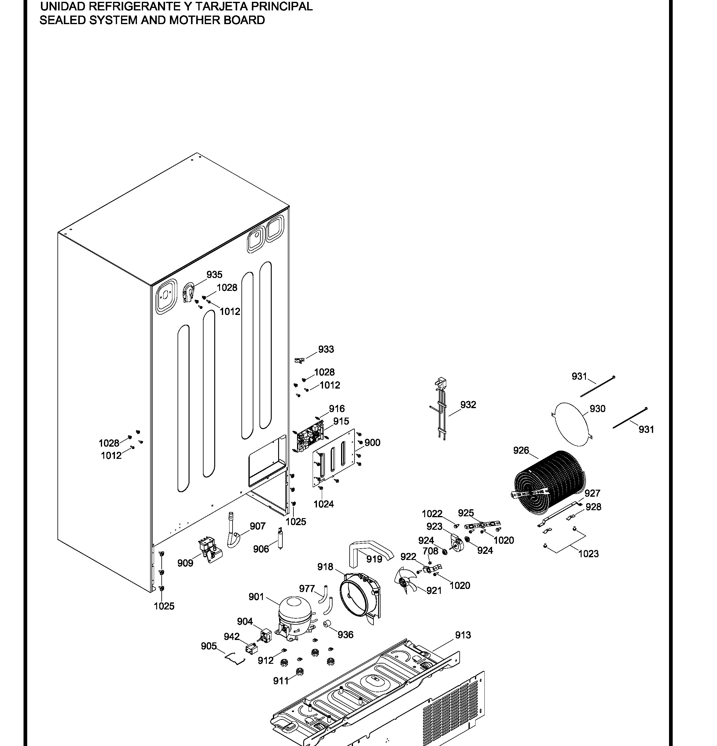 GSRS3QGXKFSS Exploded View 8 appliance exploded-view parts diagram