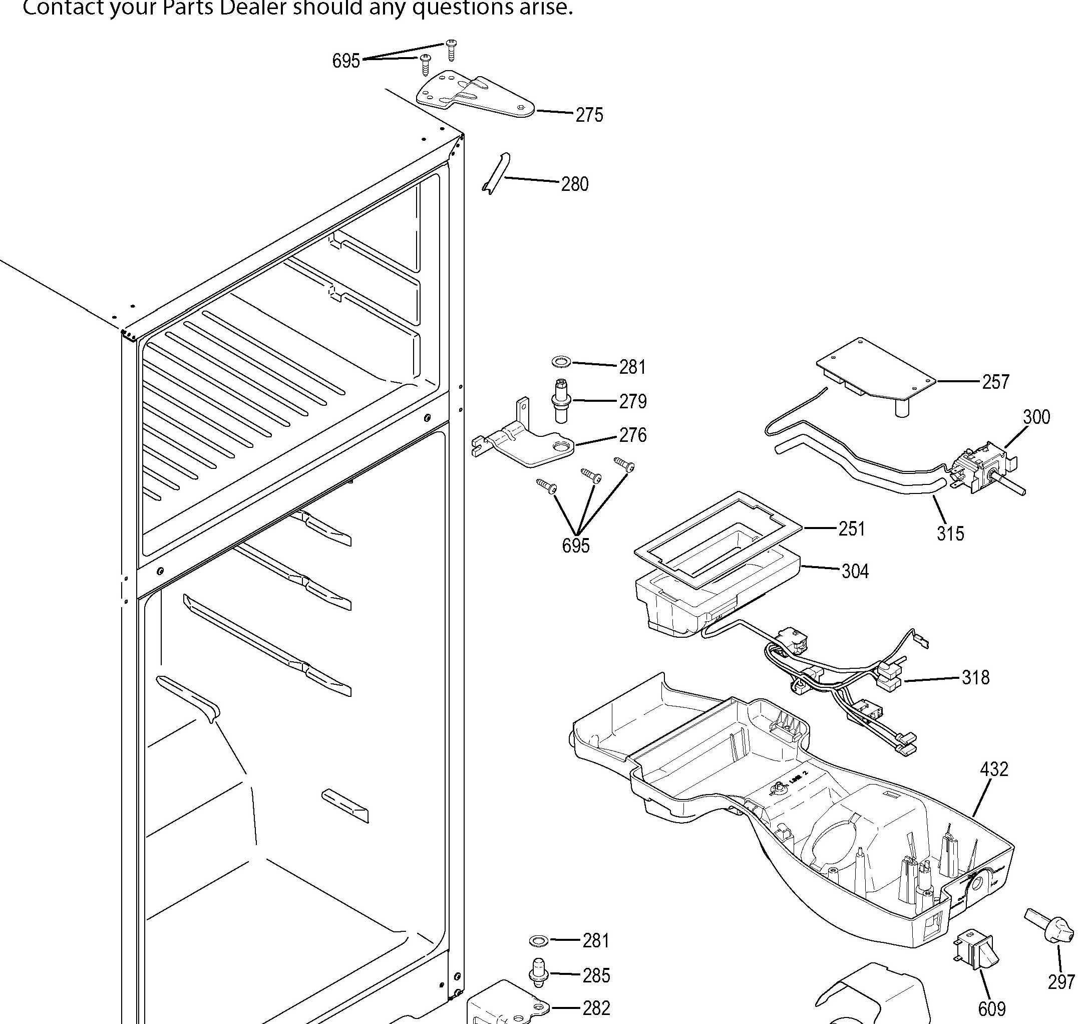 GTE16GSHCRSS Exploded View 3 appliance exploded-view parts diagram