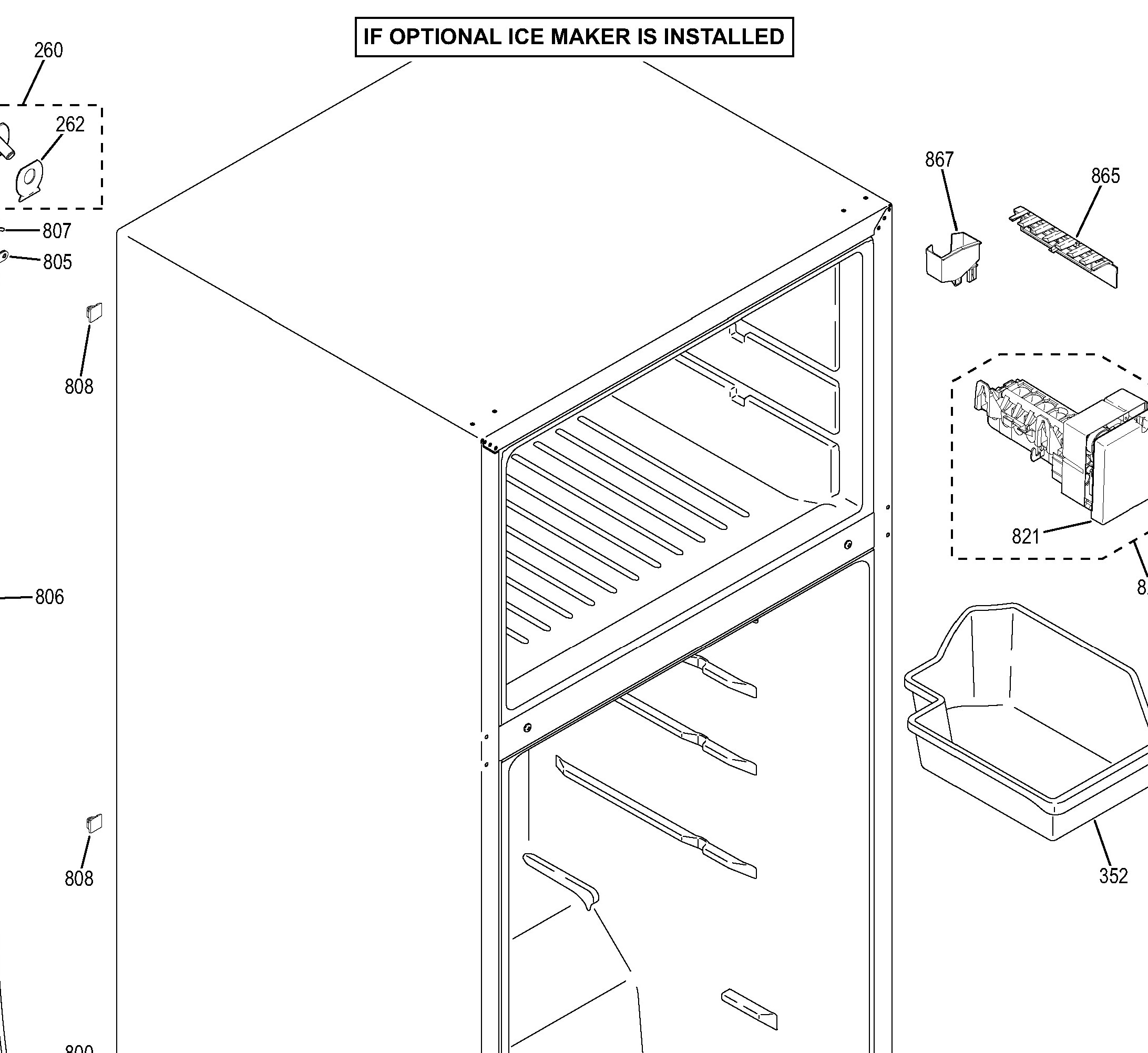 GTE18GSHGRSS Exploded View 6 appliance exploded-view parts diagram