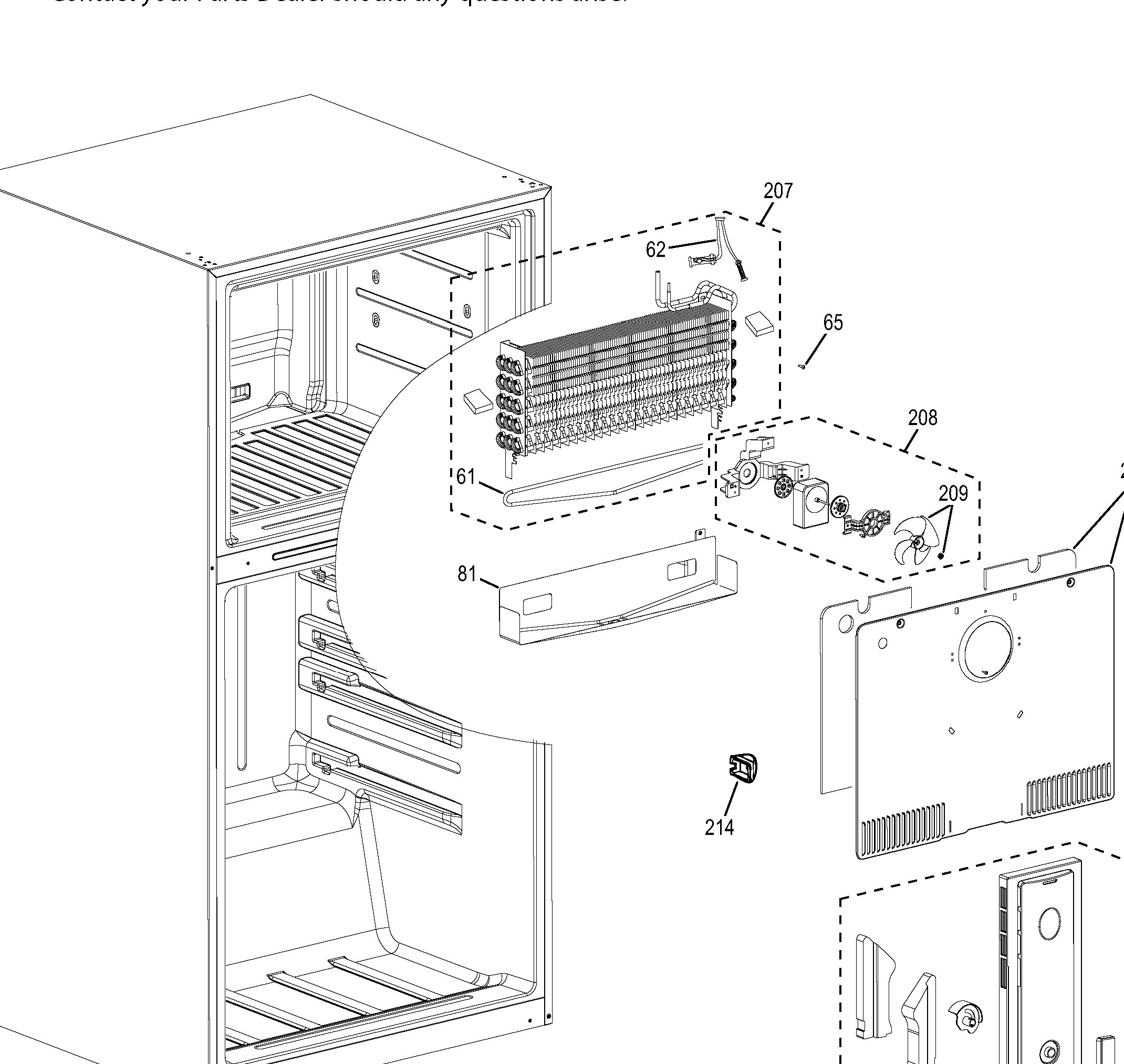 GTE21GSHCSS Exploded View 2 appliance exploded-view parts diagram