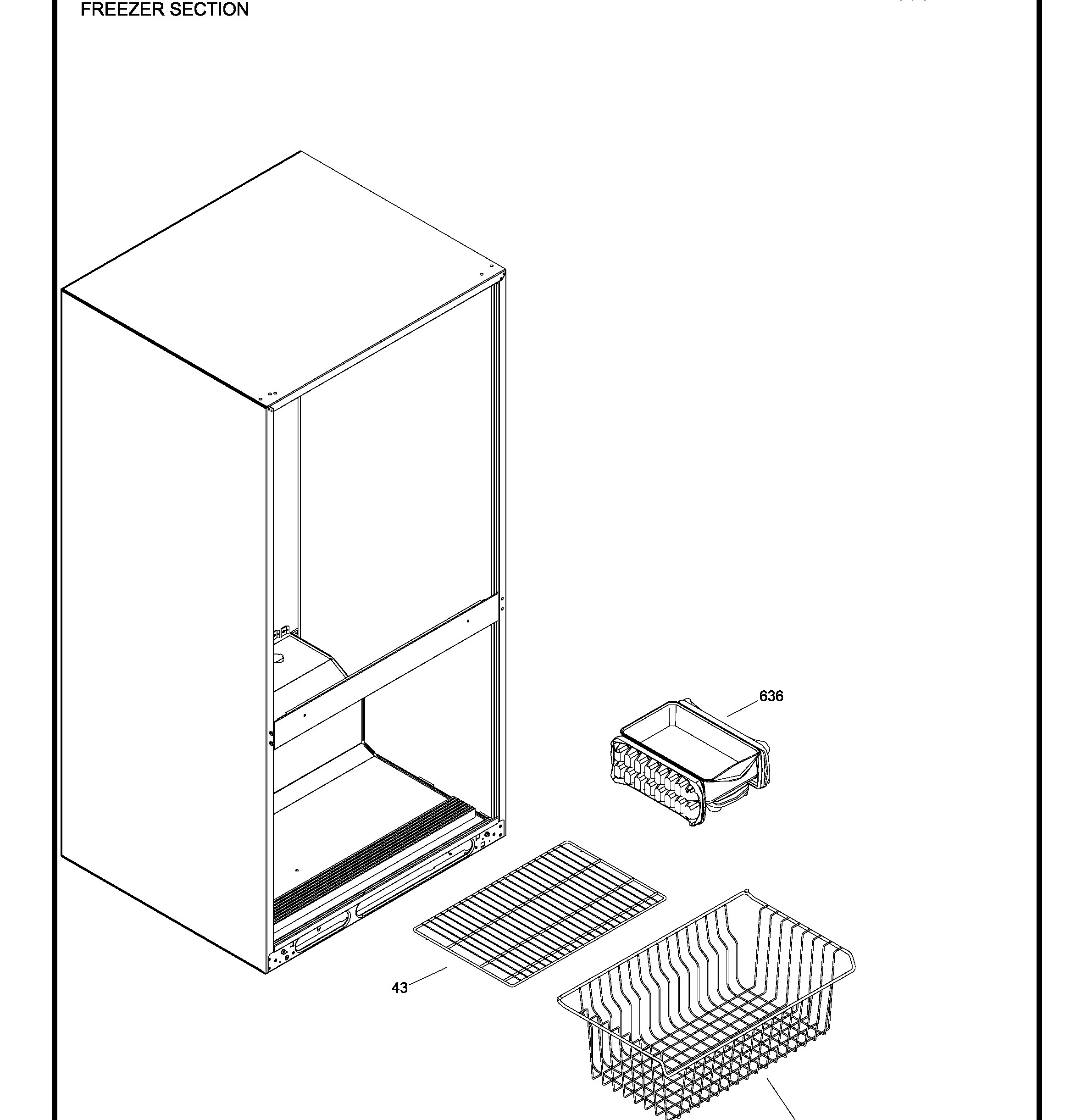 HBRC0GAXARWW Exploded View 4 appliance exploded-view parts diagram