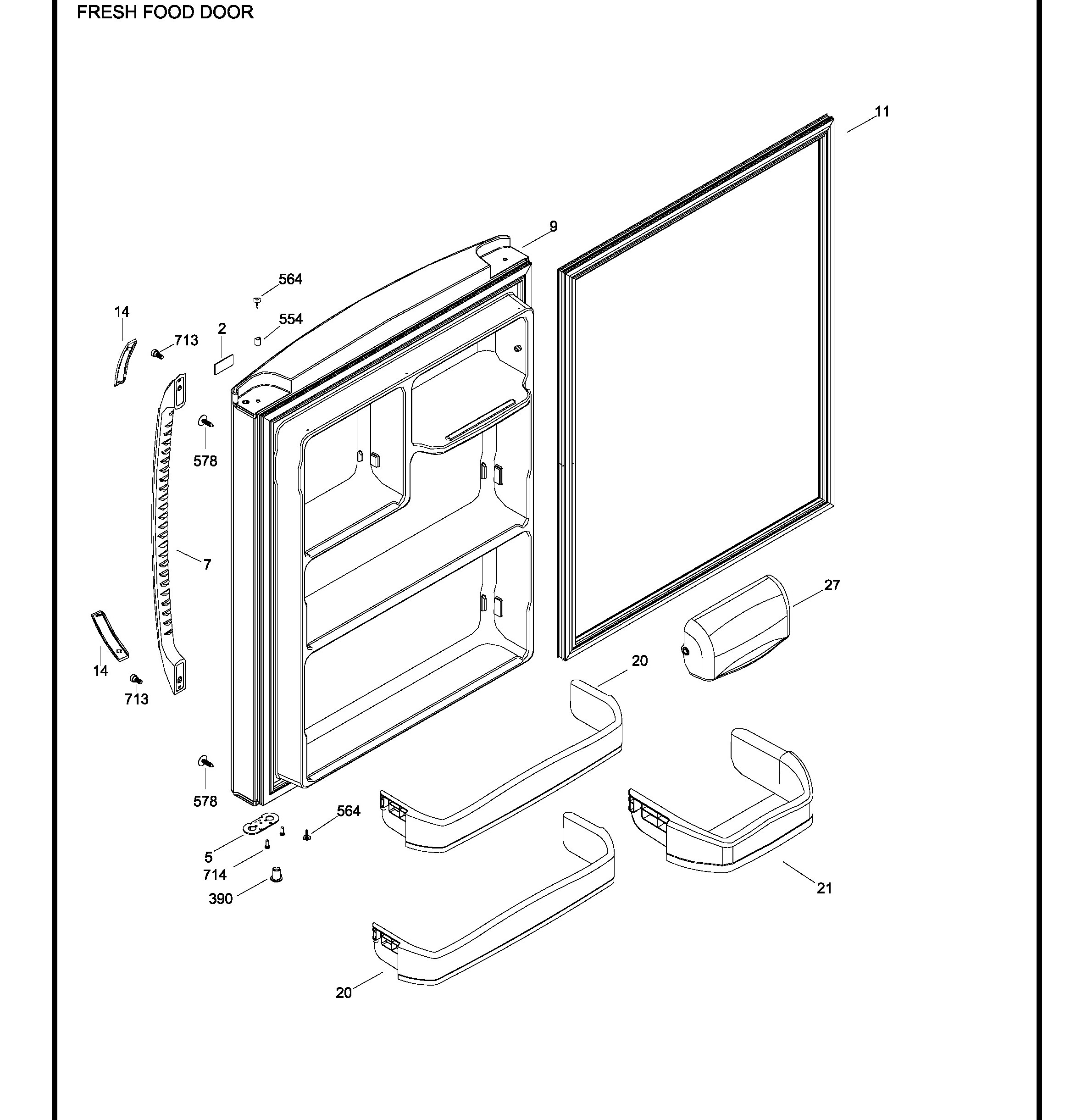 HBRC0GAXARWW Exploded View 2 appliance exploded-view parts diagram