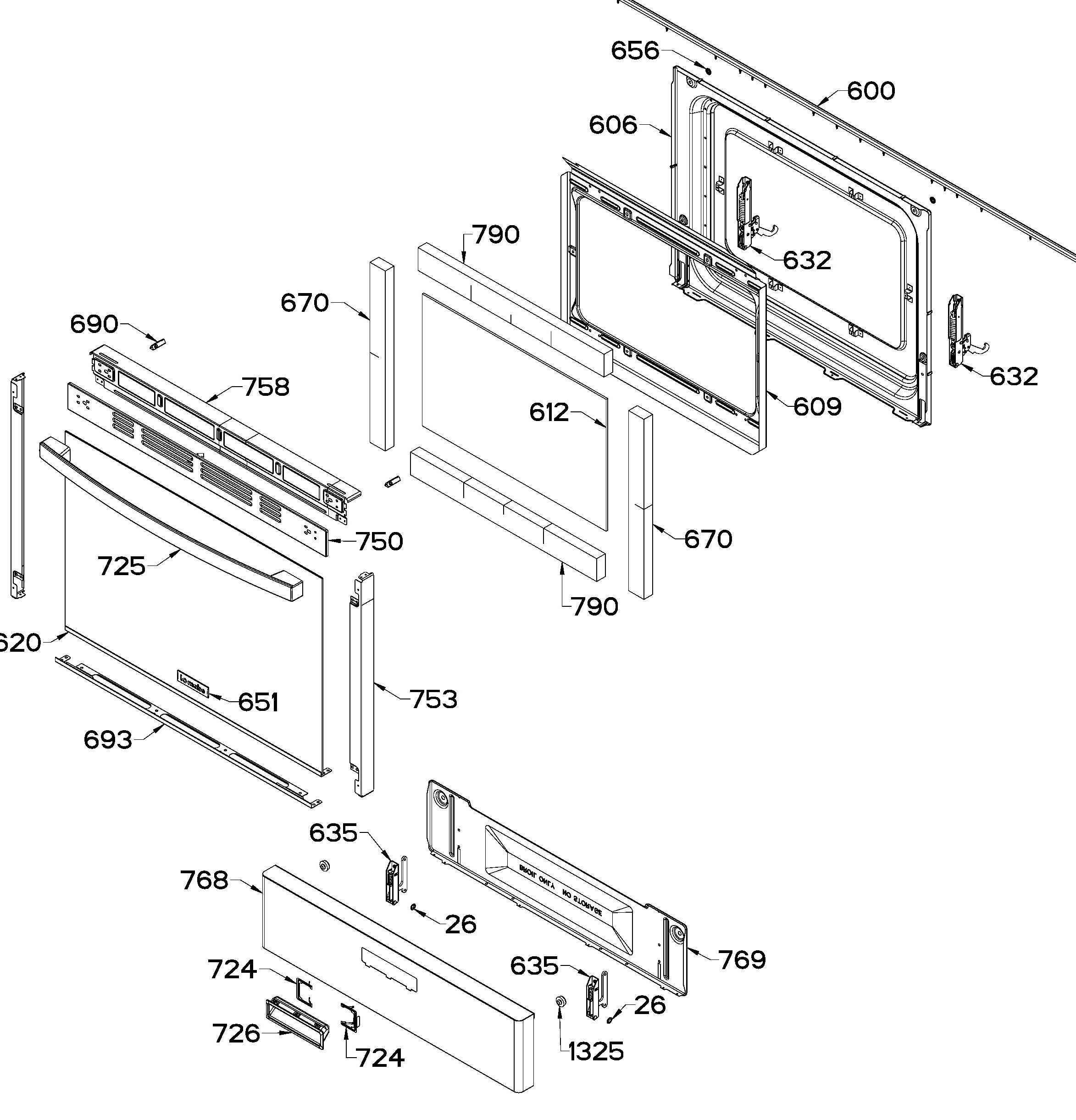 IO7686SS0C Exploded View 4 appliance exploded-view parts diagram
