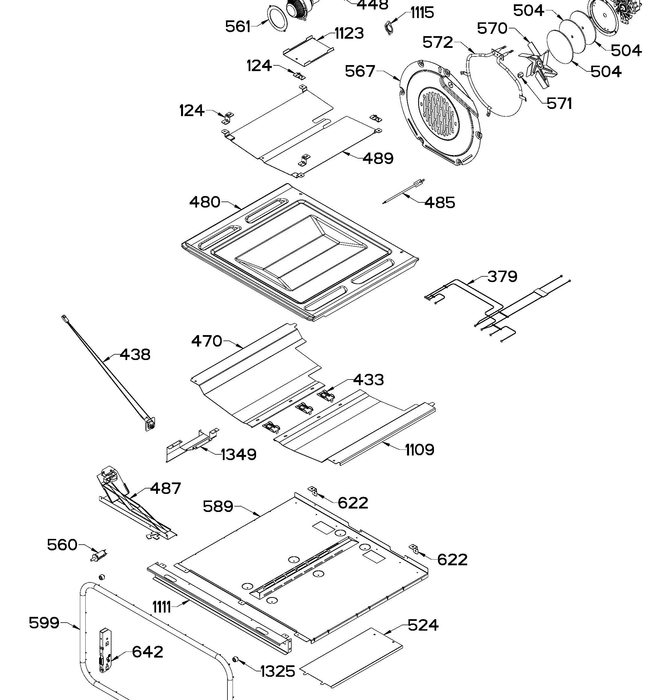 IO950FS0A Exploded View 4 appliance exploded-view parts diagram