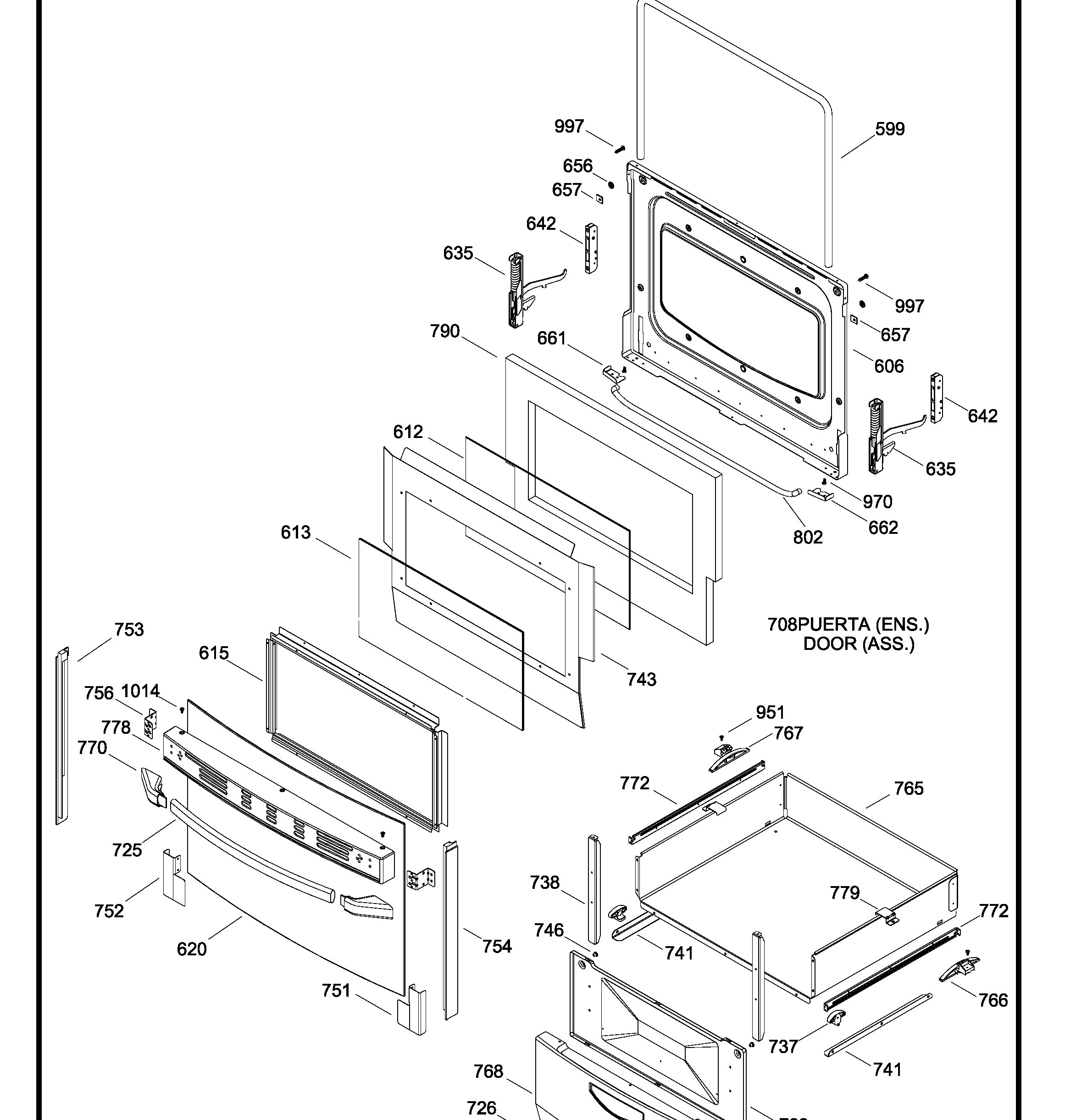JCAP750WM2WW Exploded View 3 appliance exploded-view parts diagram