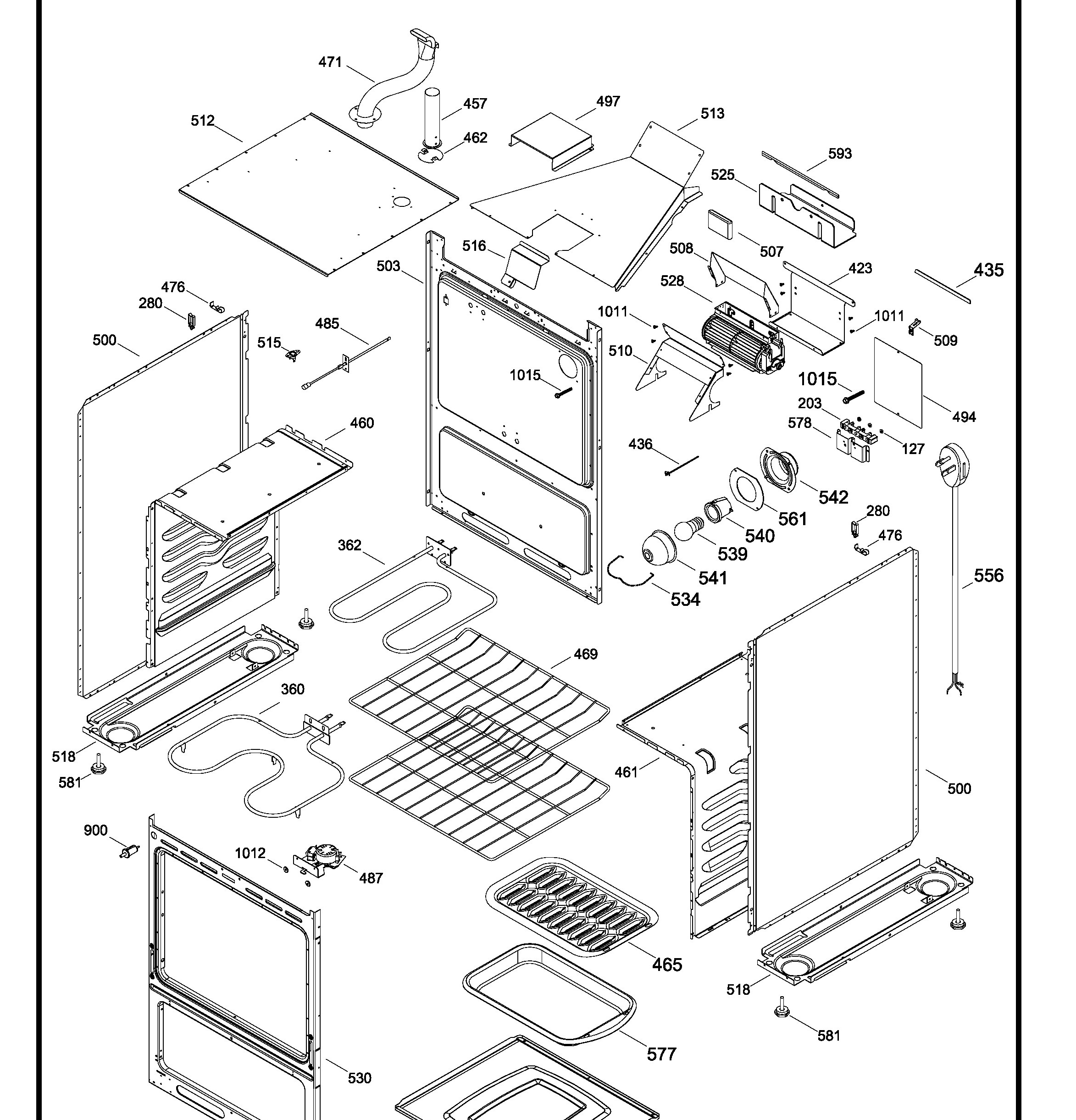 JCAP750WM2WW Exploded View 2 appliance exploded-view parts diagram