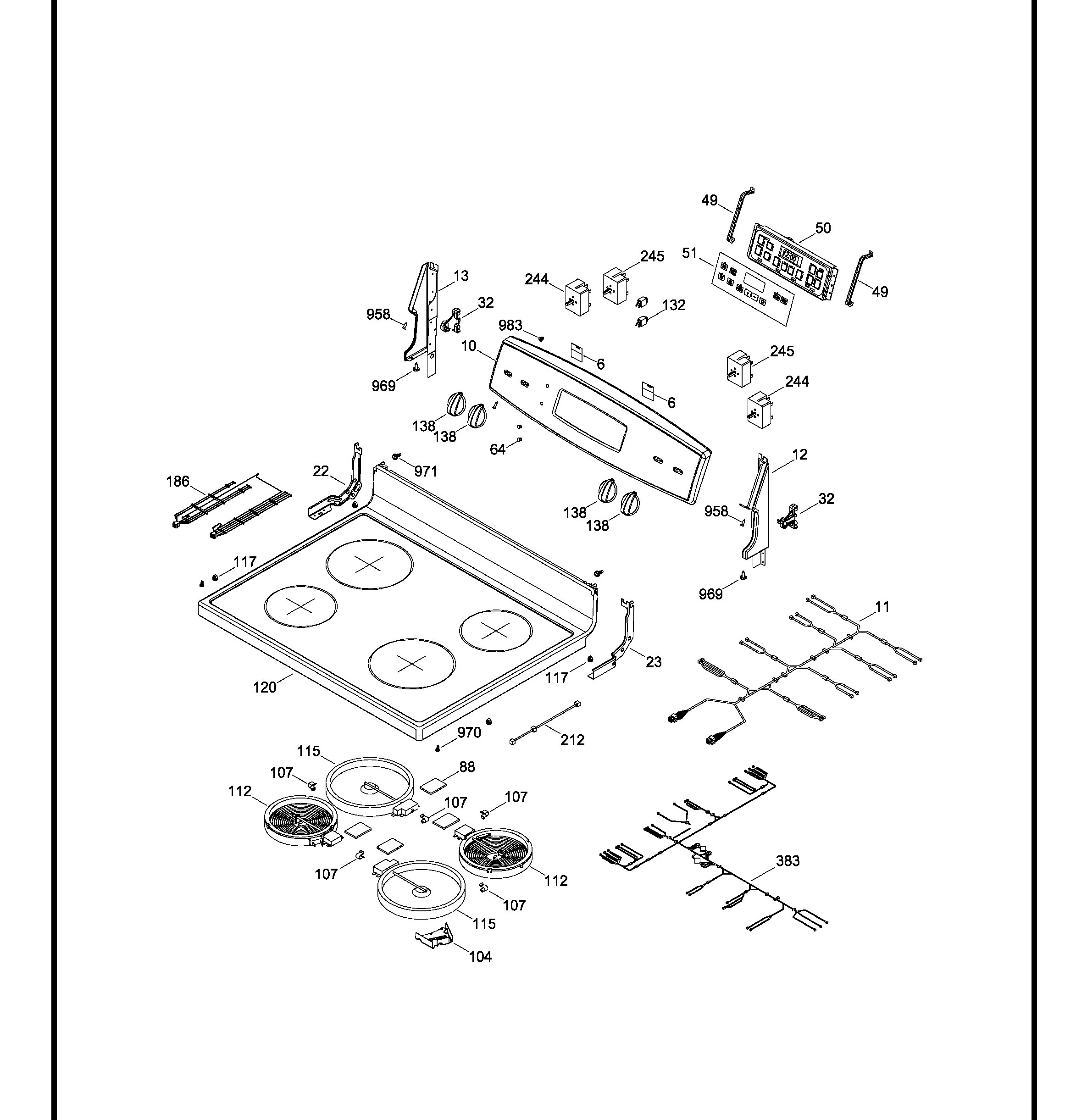 JCB630SJ2SS Exploded View 1 appliance exploded-view parts diagram