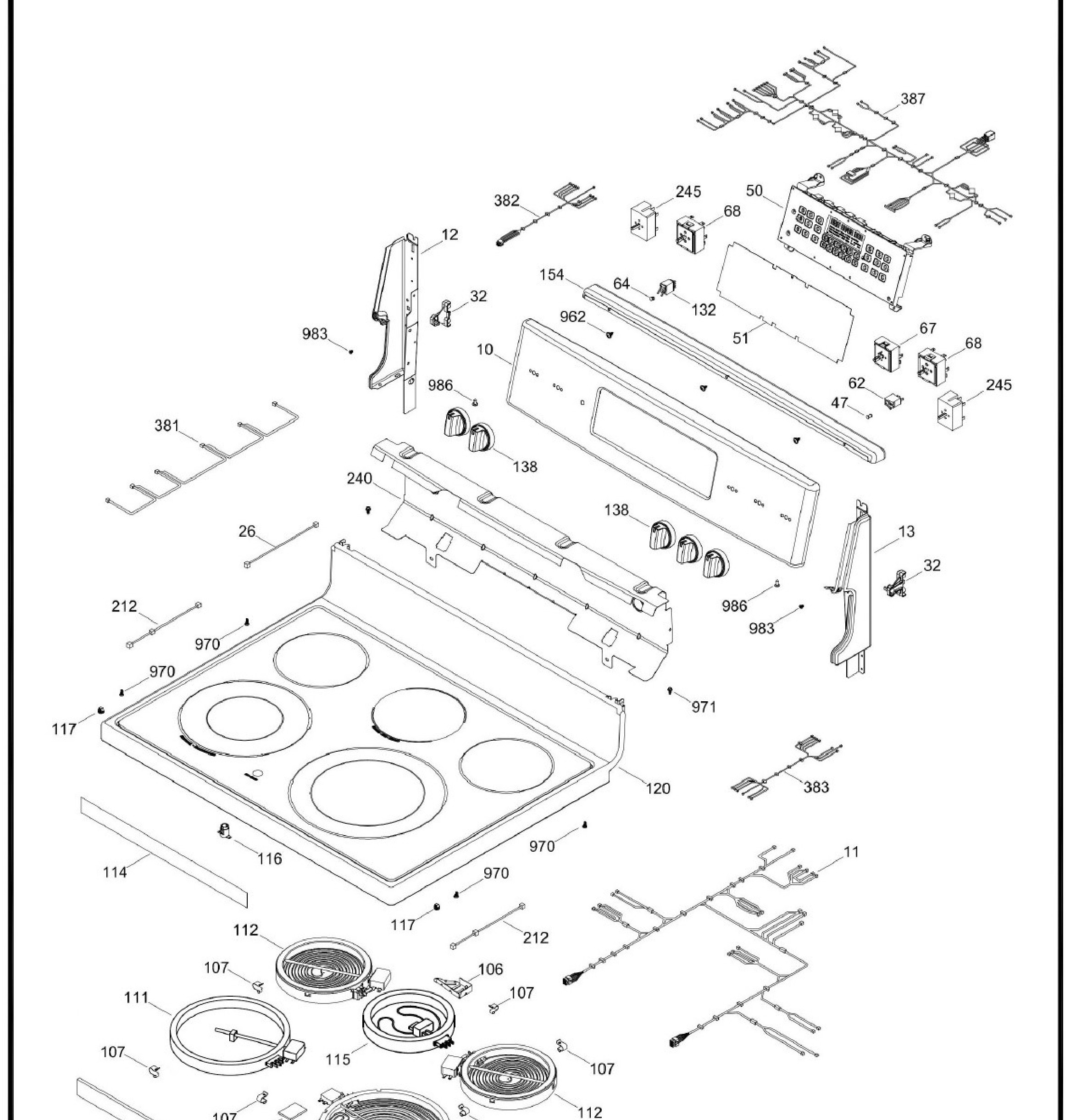 JCB840SK2SS Exploded View 2 appliance exploded-view parts diagram