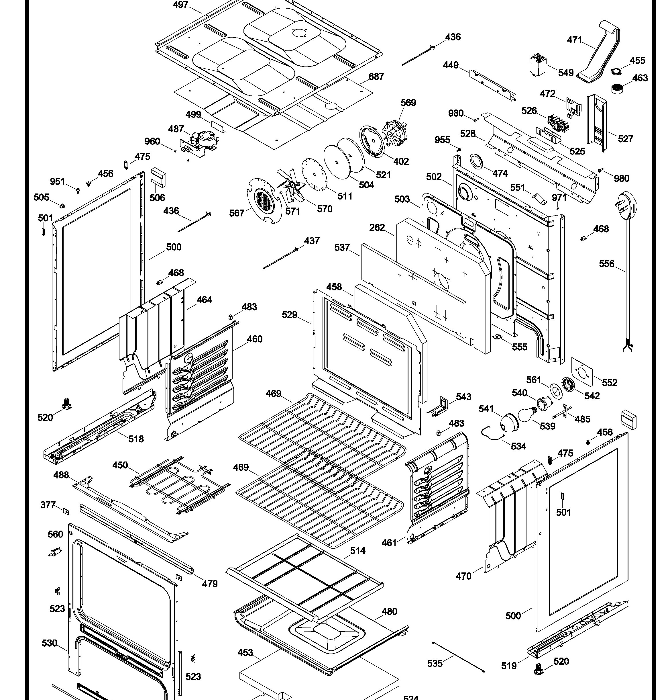 JCBP800DT1BB Exploded View 2 appliance exploded-view parts diagram