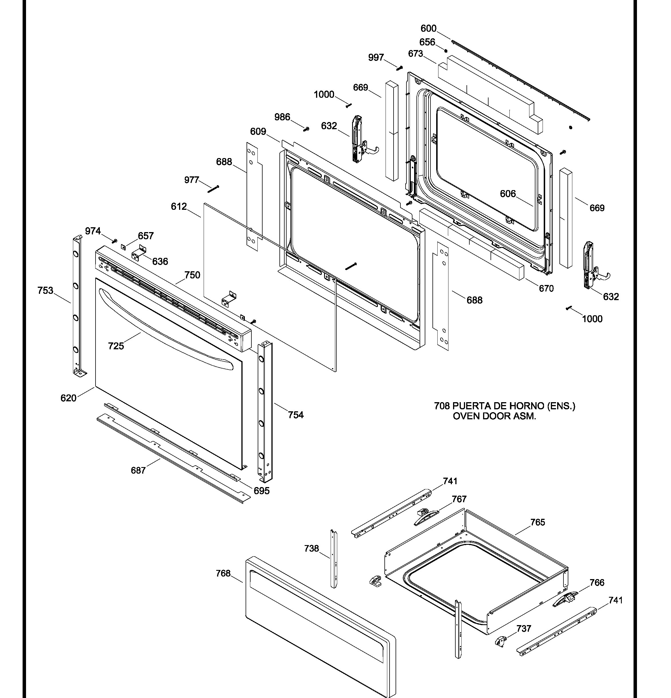 JCBS660DF2WW Exploded View 3 appliance exploded-view parts diagram