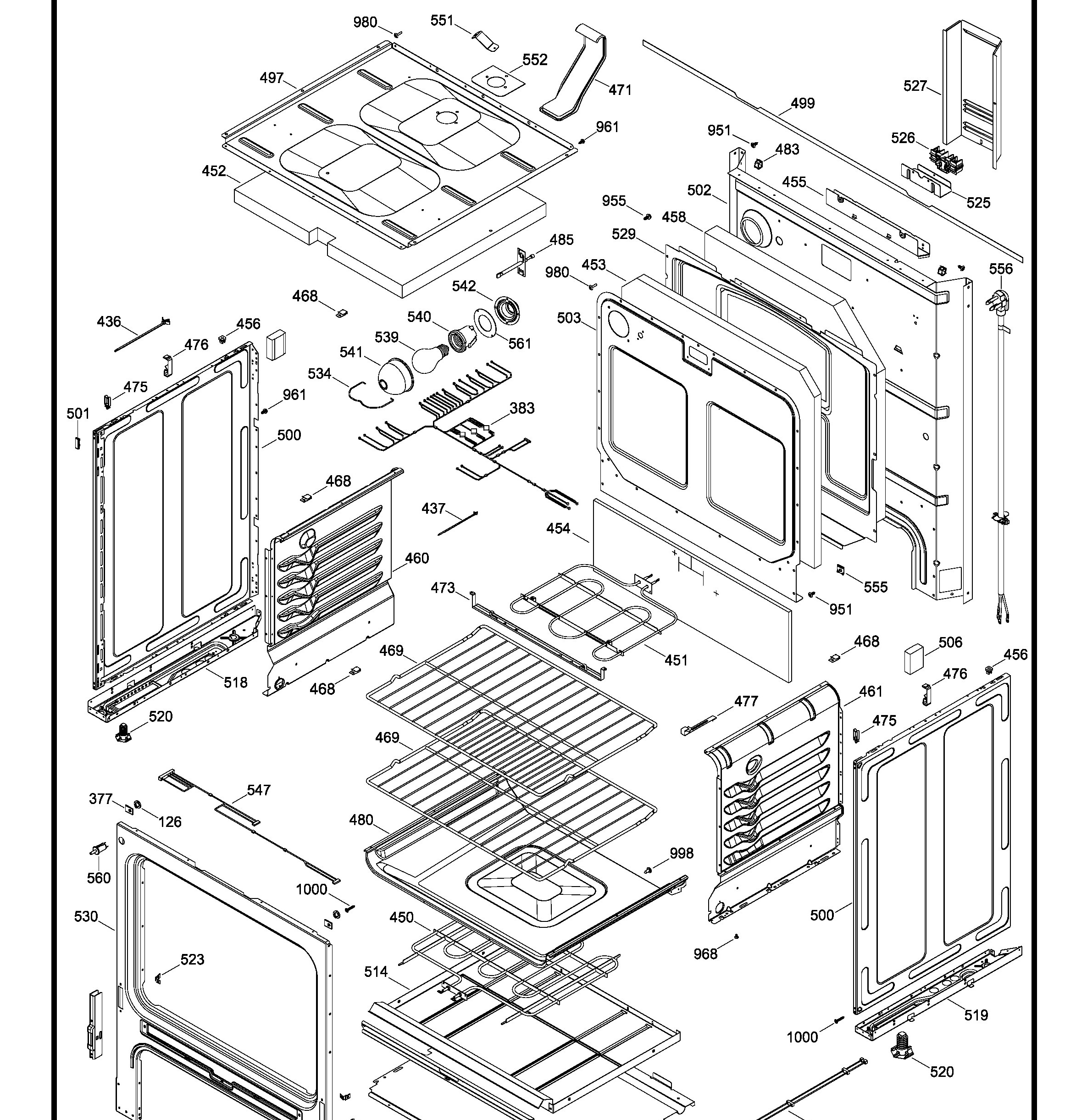 JCBS660SK1SS Exploded View 2 appliance exploded-view parts diagram