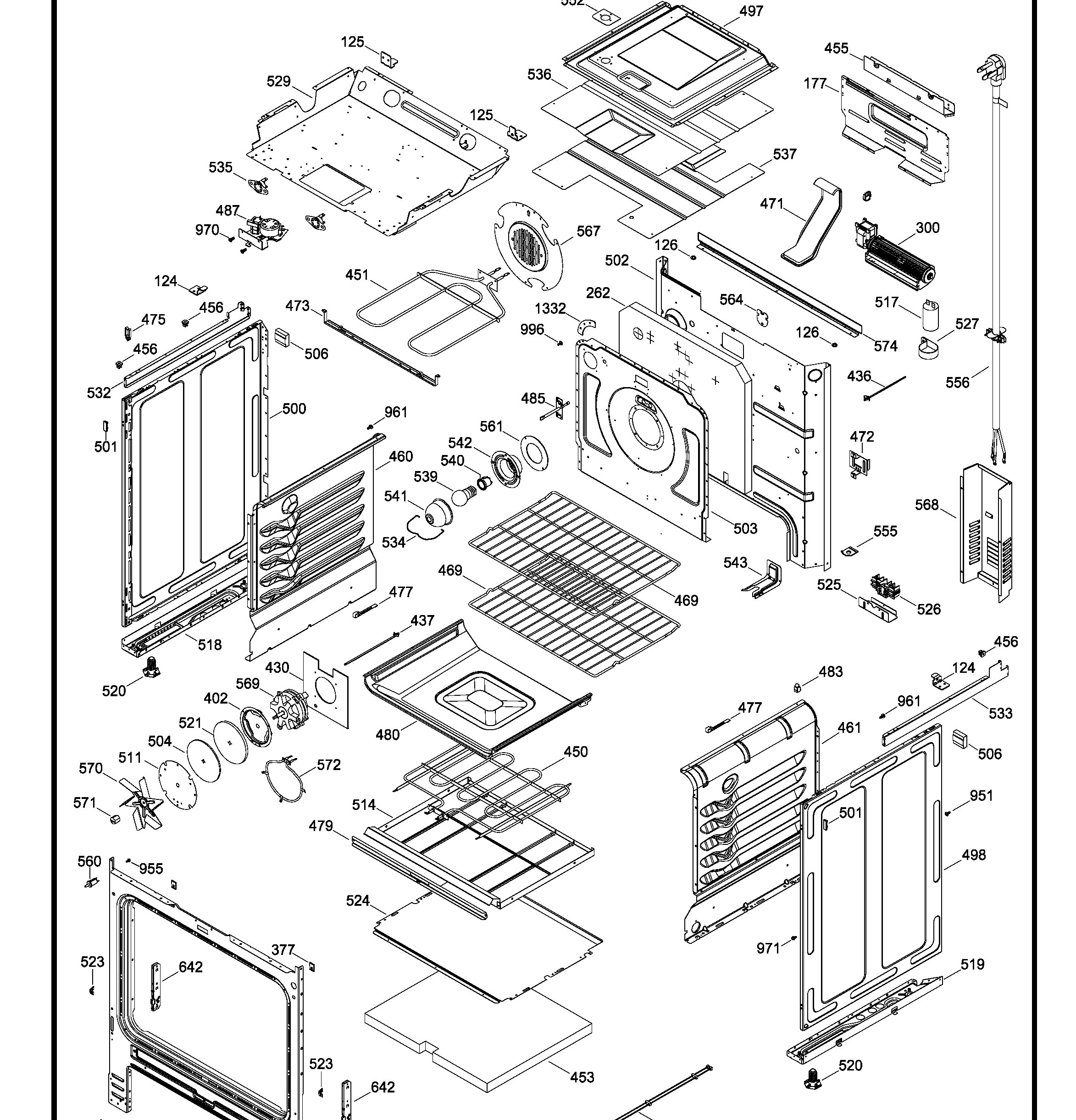 JCS860EF3ES Exploded View 2 appliance exploded-view parts diagram