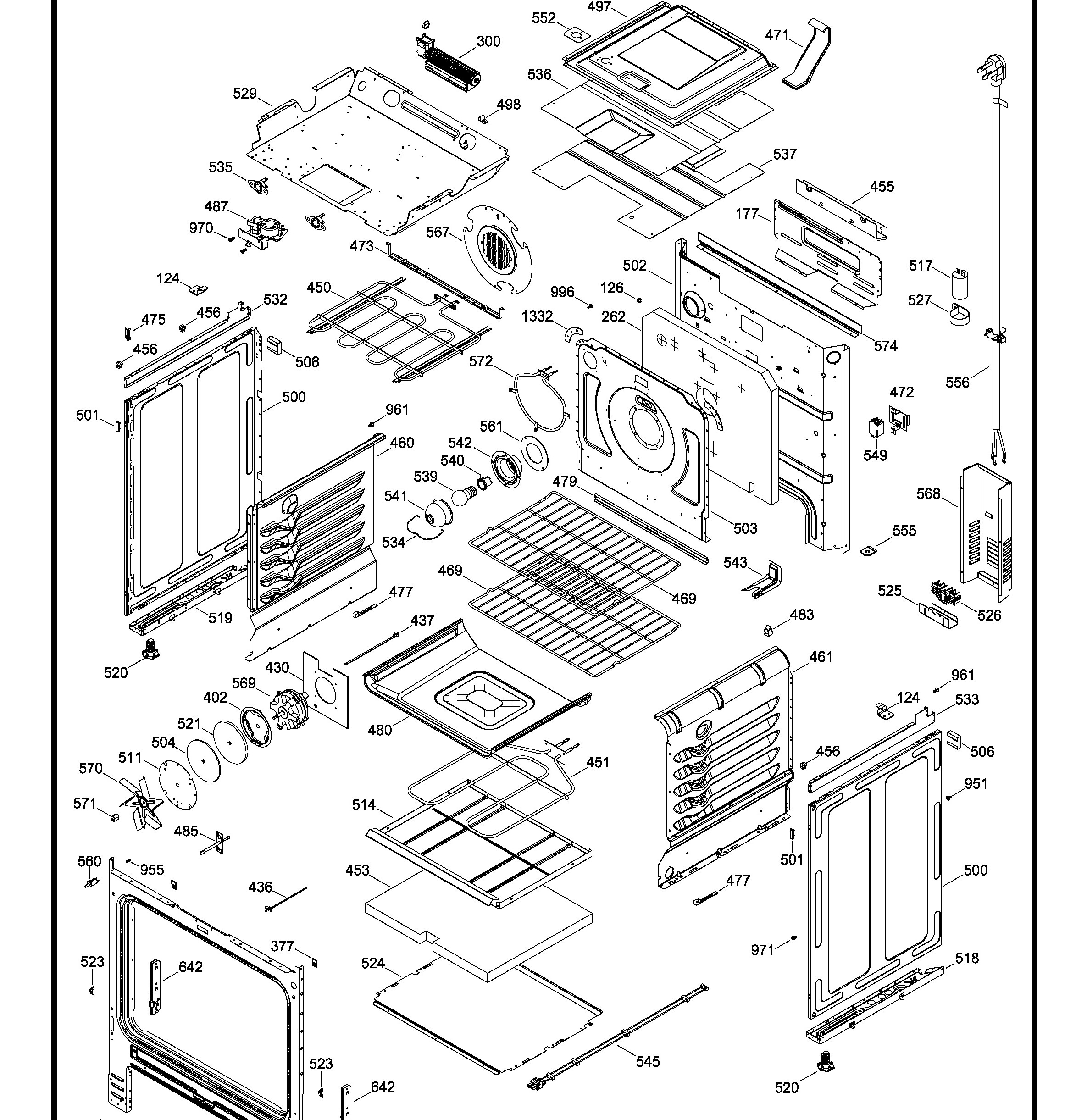 JCS860SF3SS Exploded View 2 appliance exploded-view parts diagram