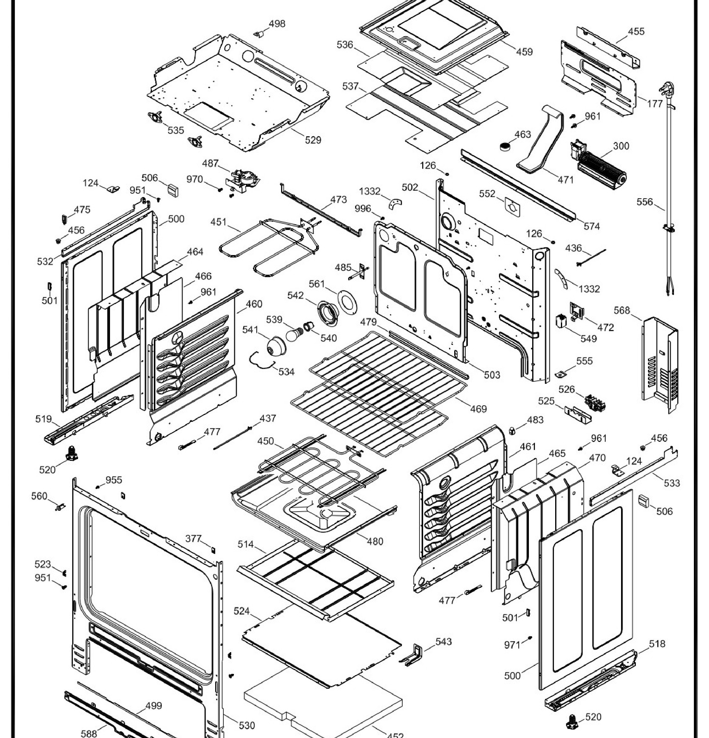 JCSP41SV4SS Exploded View 3 appliance exploded-view parts diagram
