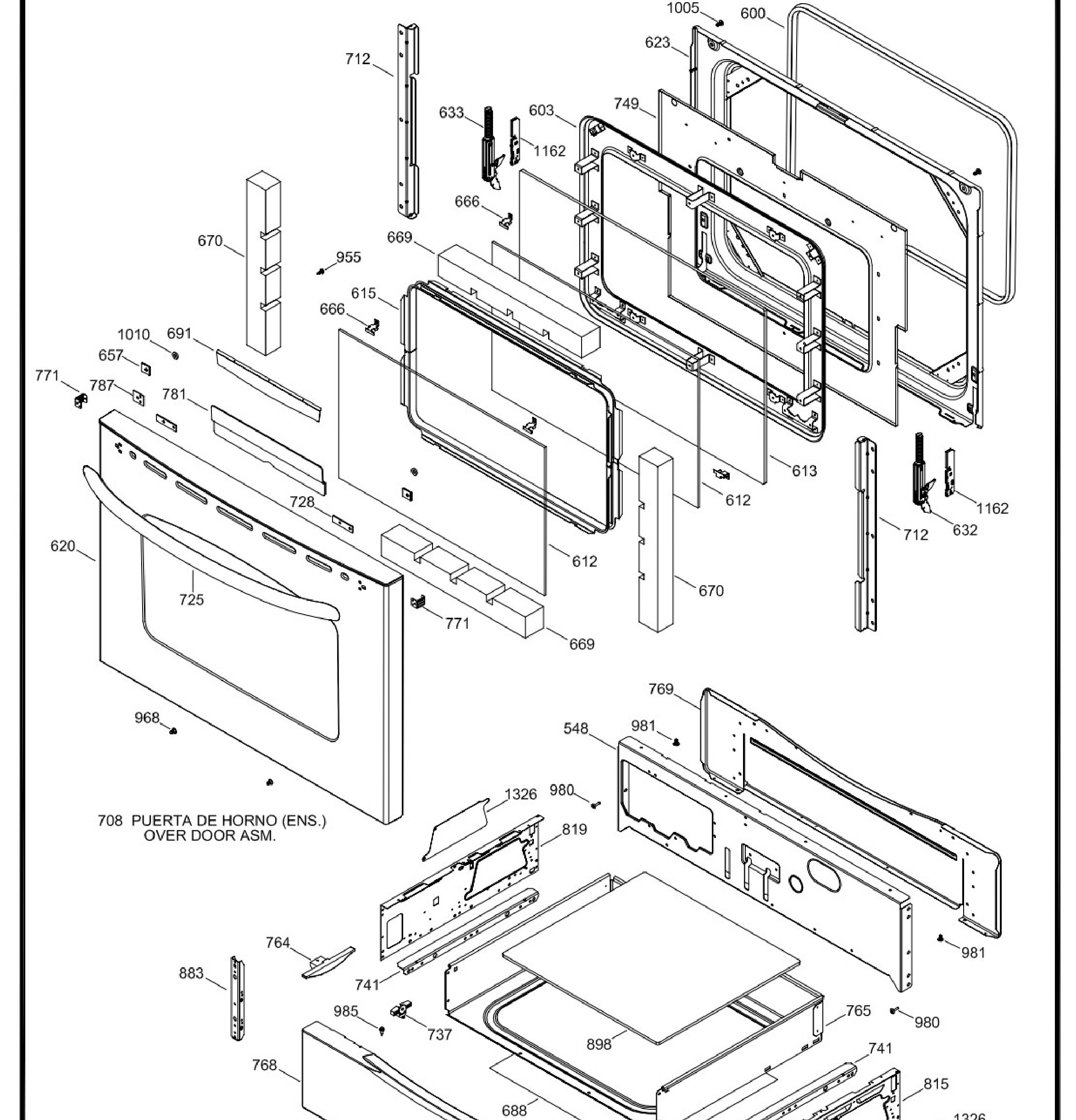JCSP41SV4SS Exploded View 4 appliance exploded-view parts diagram