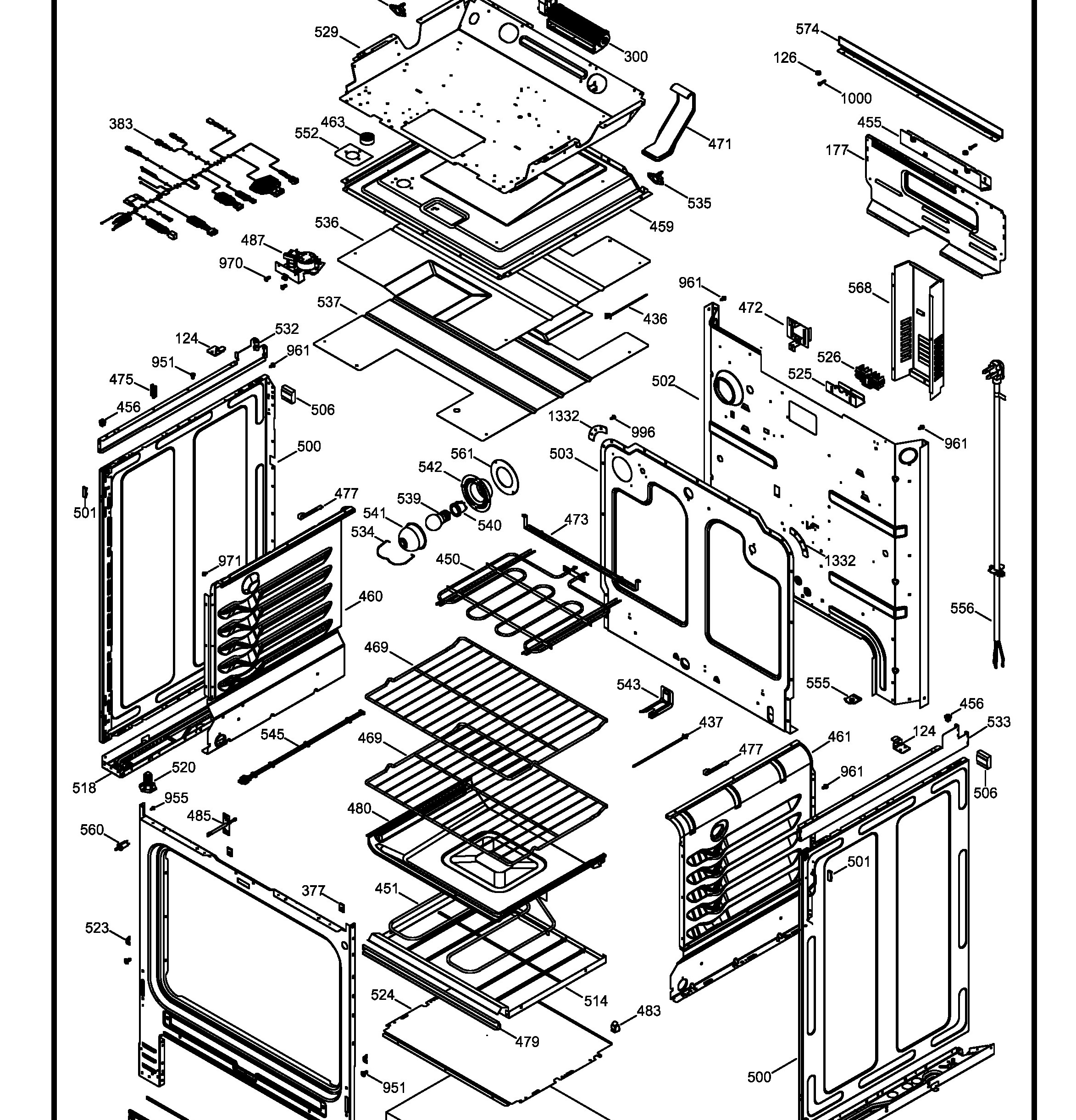 JCSP41SV5SS Exploded View 2 appliance exploded-view parts diagram