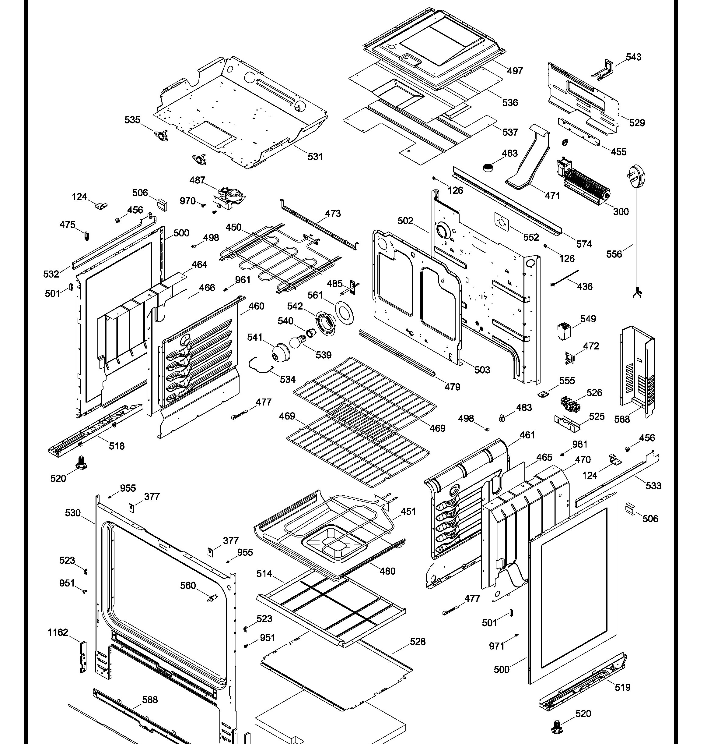 JCSP42SR2SS Exploded View 2 appliance exploded-view parts diagram