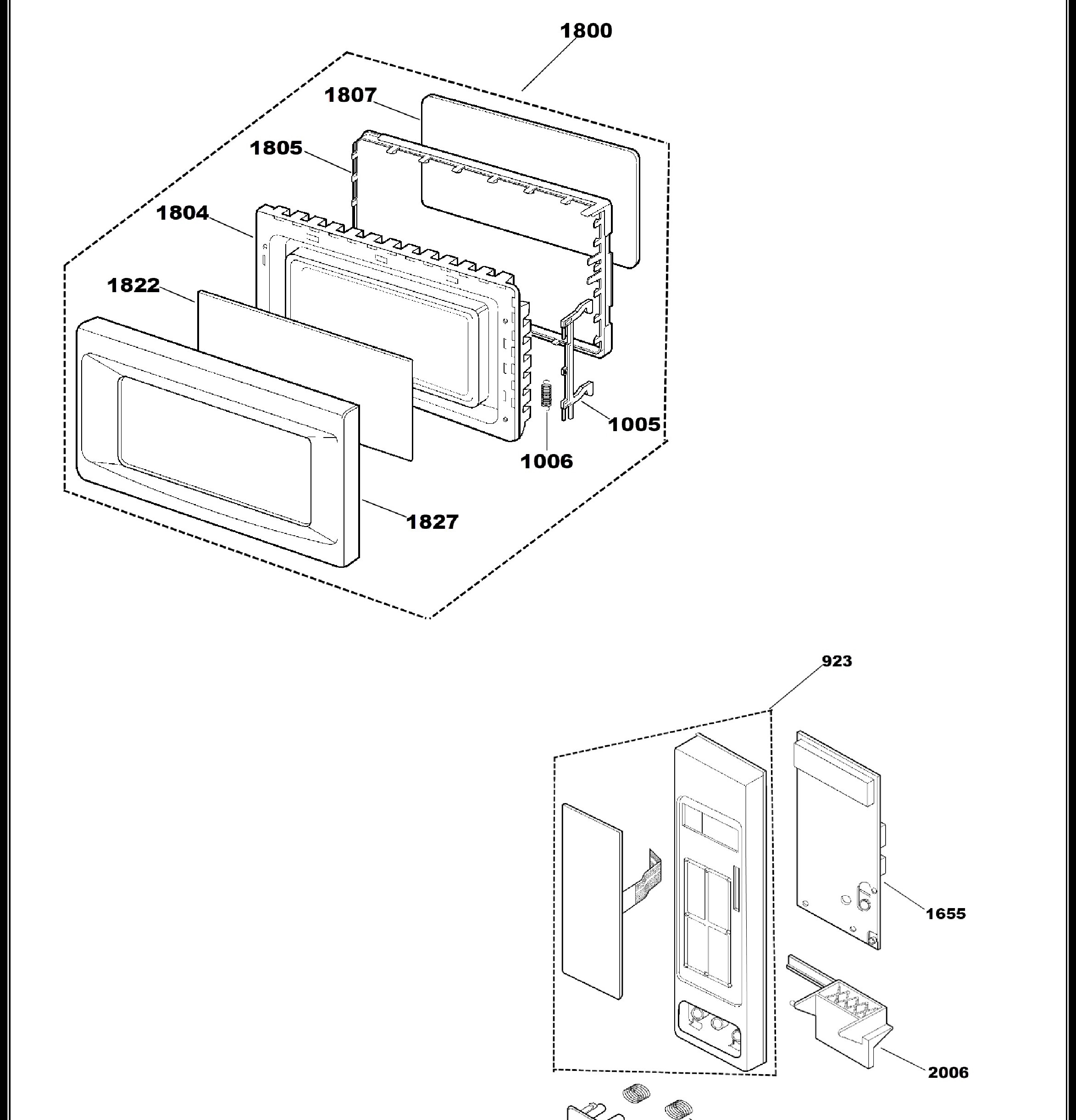 JEB1860SM1SS Exploded View 1 appliance exploded-view parts diagram