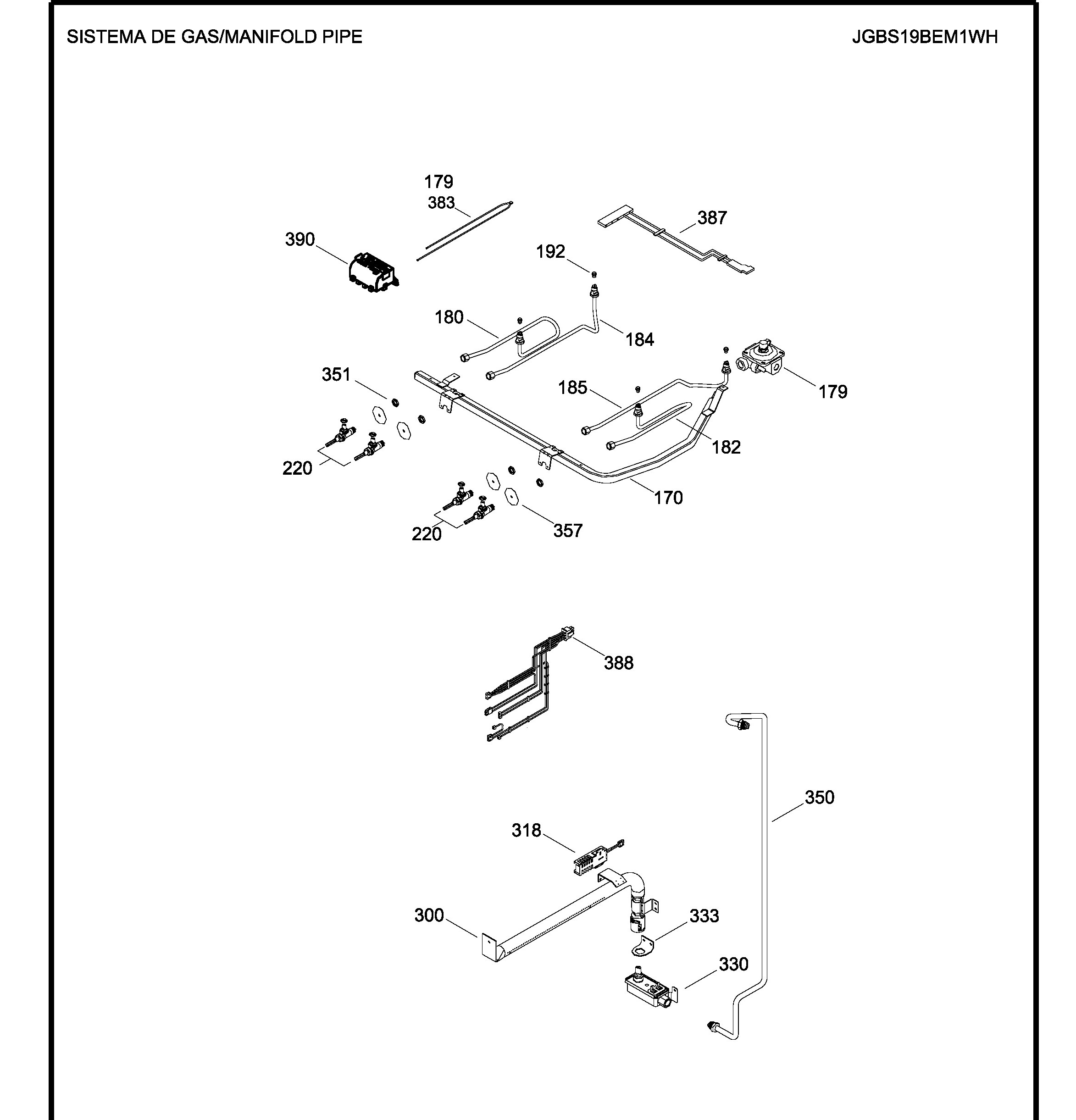 JGBS19BEM1WH Exploded View 2 appliance exploded-view parts diagram